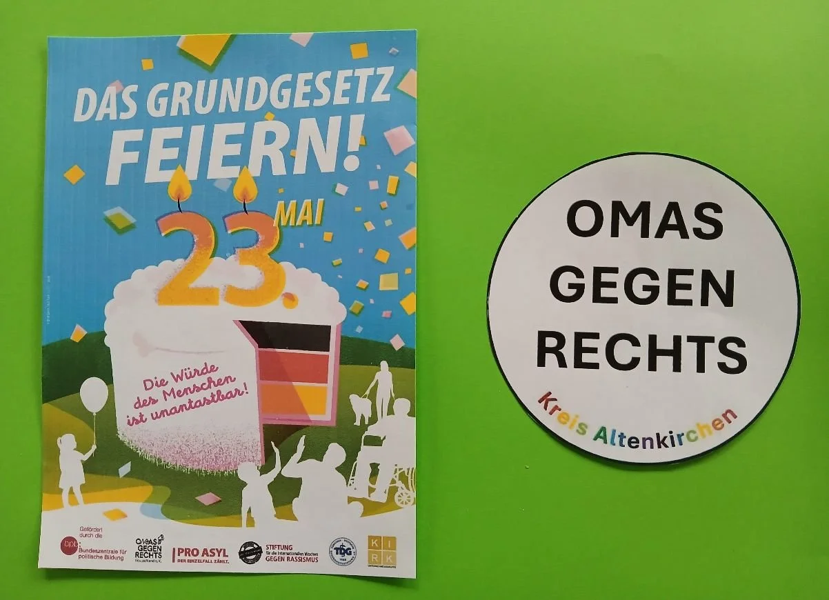 Marktplatz-Feier: 77 Jahre Grundgesetz!