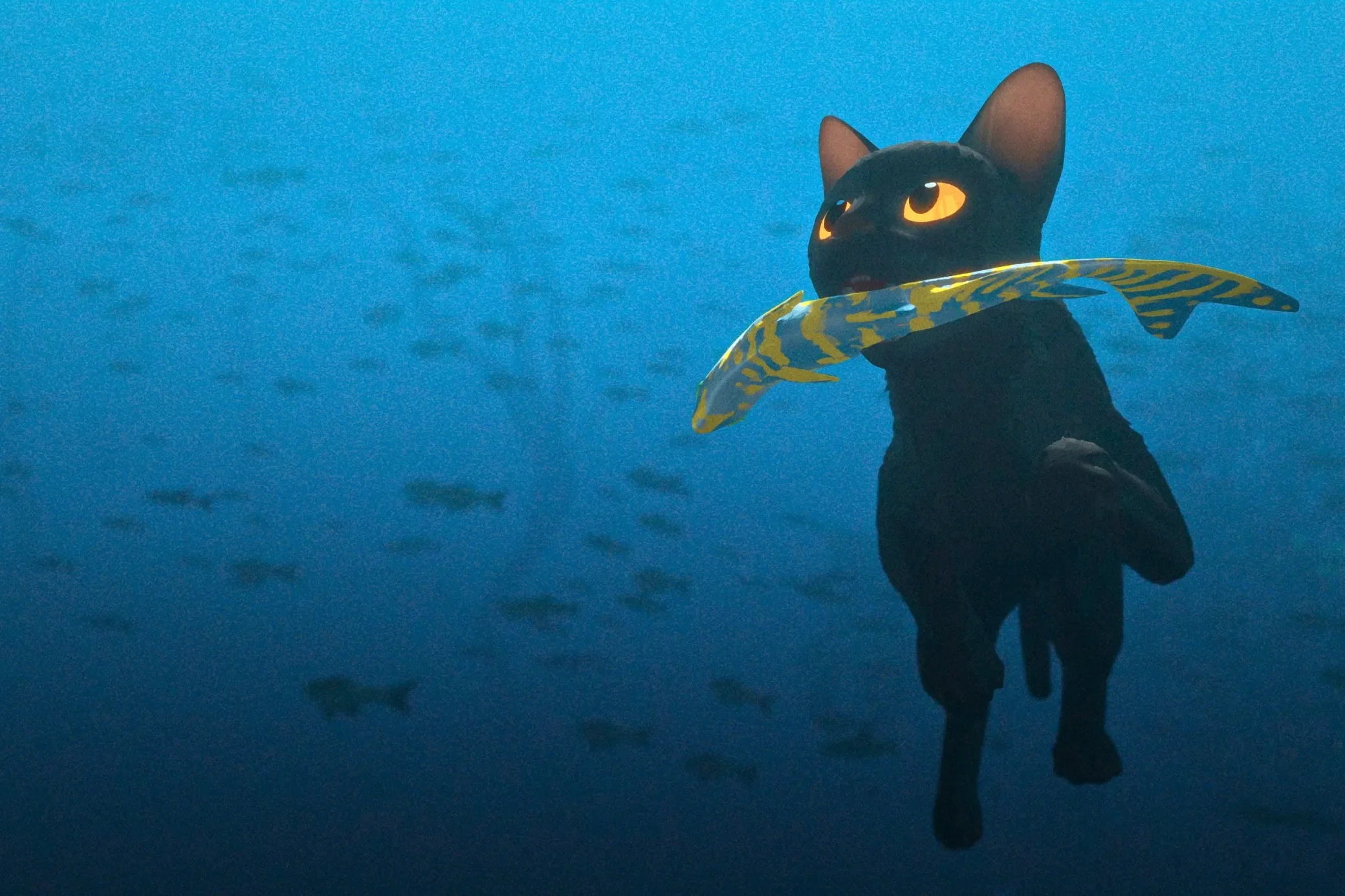 Garten-Kino: "Flow - wie die Katze ihre Angst vor dem Wasser verlor"