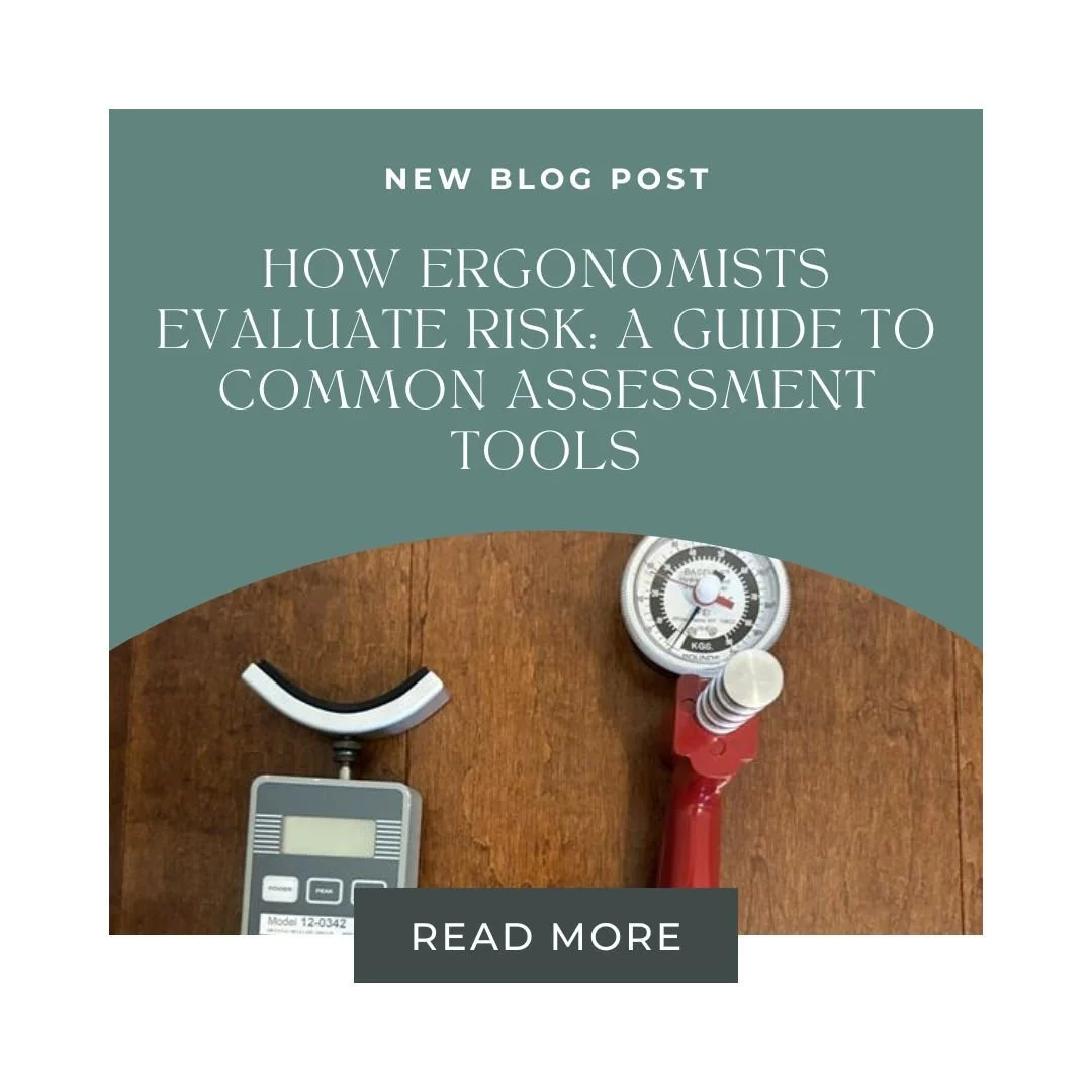 New Blog Post Alert!
Ever wondered how ergonomists assess workplace risk? 

Our latest post breaks down the top tools&mdash;like lumbar compression models, HandPak&trade;, and Work(s)&trade; software&mdash;that help keep industrial workers safe and i