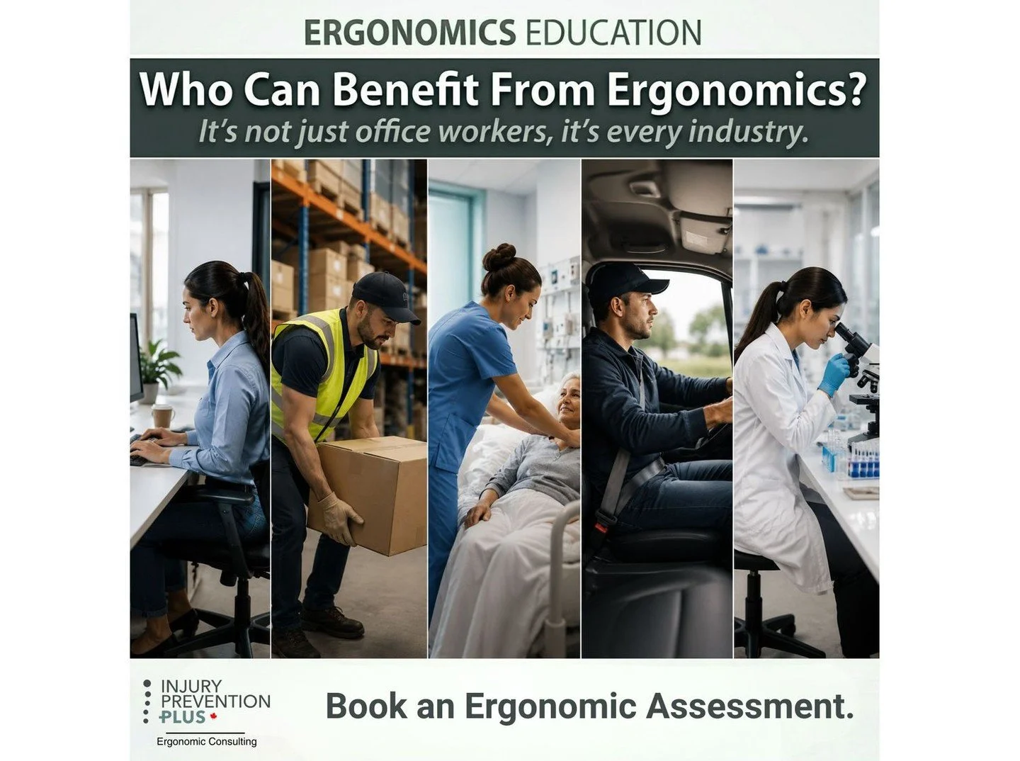 Do you think ergonomics is only for people who sit at a desk all day?

A lot of people think that, but it&rsquo;s really not true. Whether you&rsquo;re on a laptop, lifting in a warehouse, working in healthcare, in a lab, or driving all day, your bod