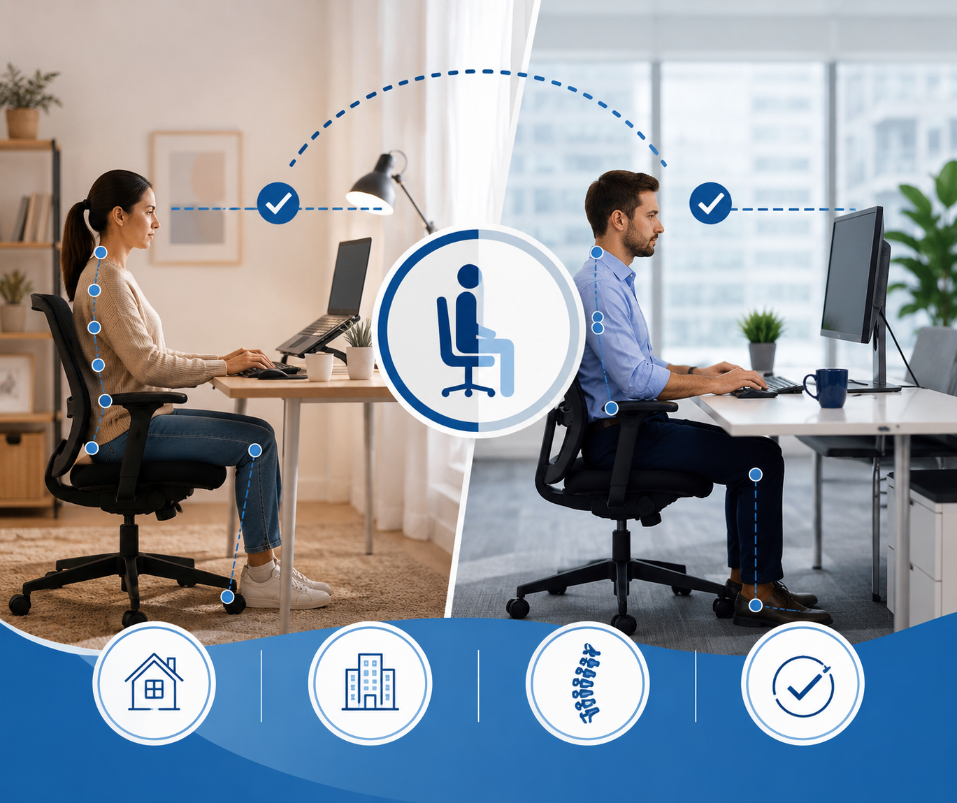 Ergonomics for Hybrid Workers: How to Stay Comfortable Anywhere