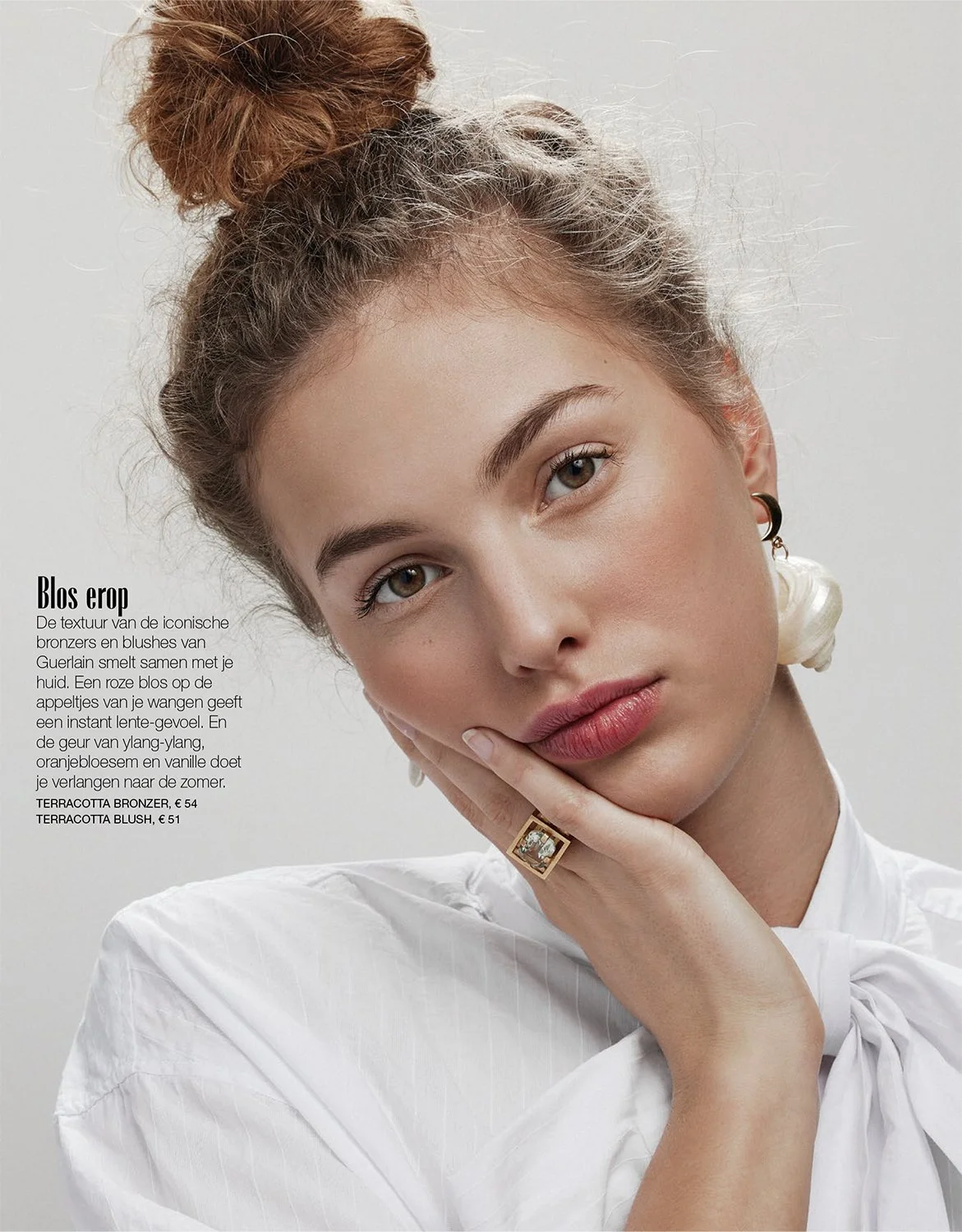 nynke for marie claire x guerlain