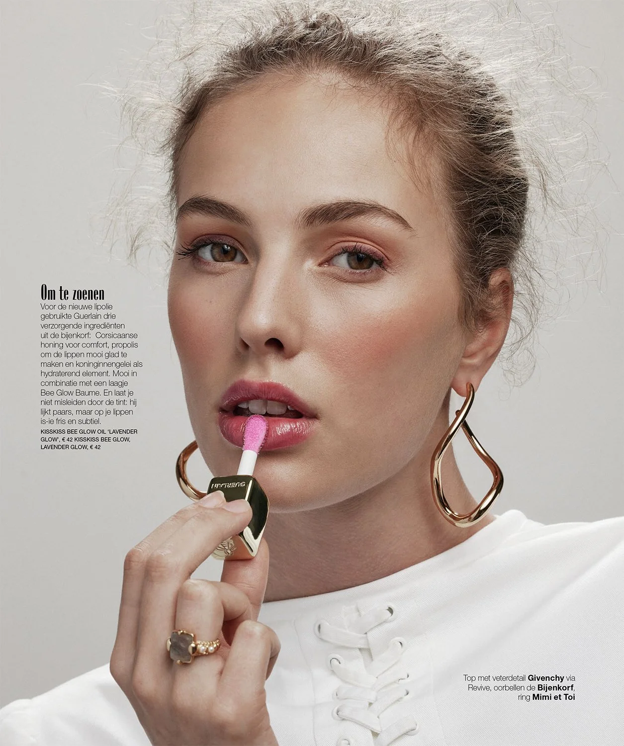 nynke for marie claire x guerlain