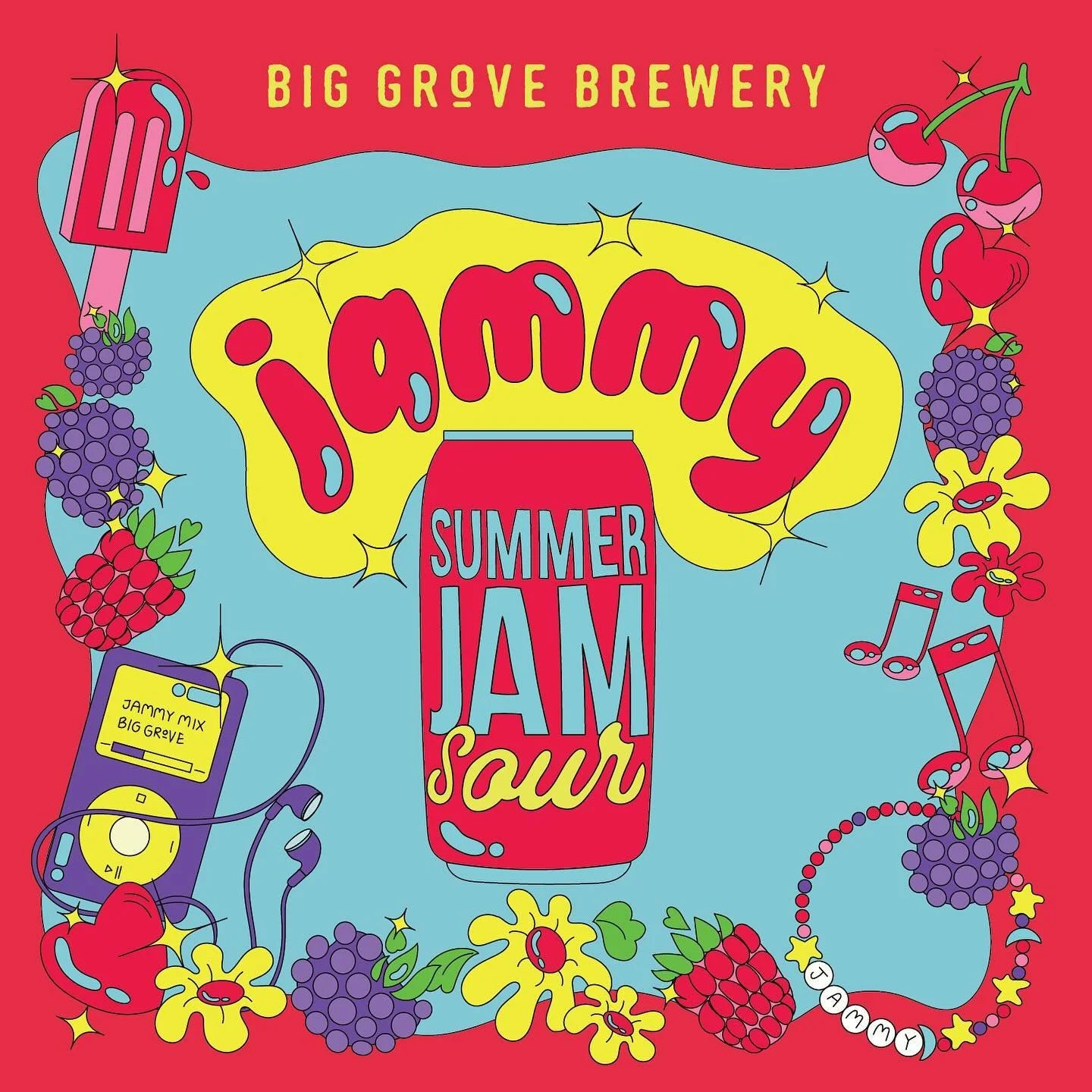 Last long weekend of summer has me craving an ice cold beer! @biggrovebrewery summer jam on repeat all #labordayweekend long!