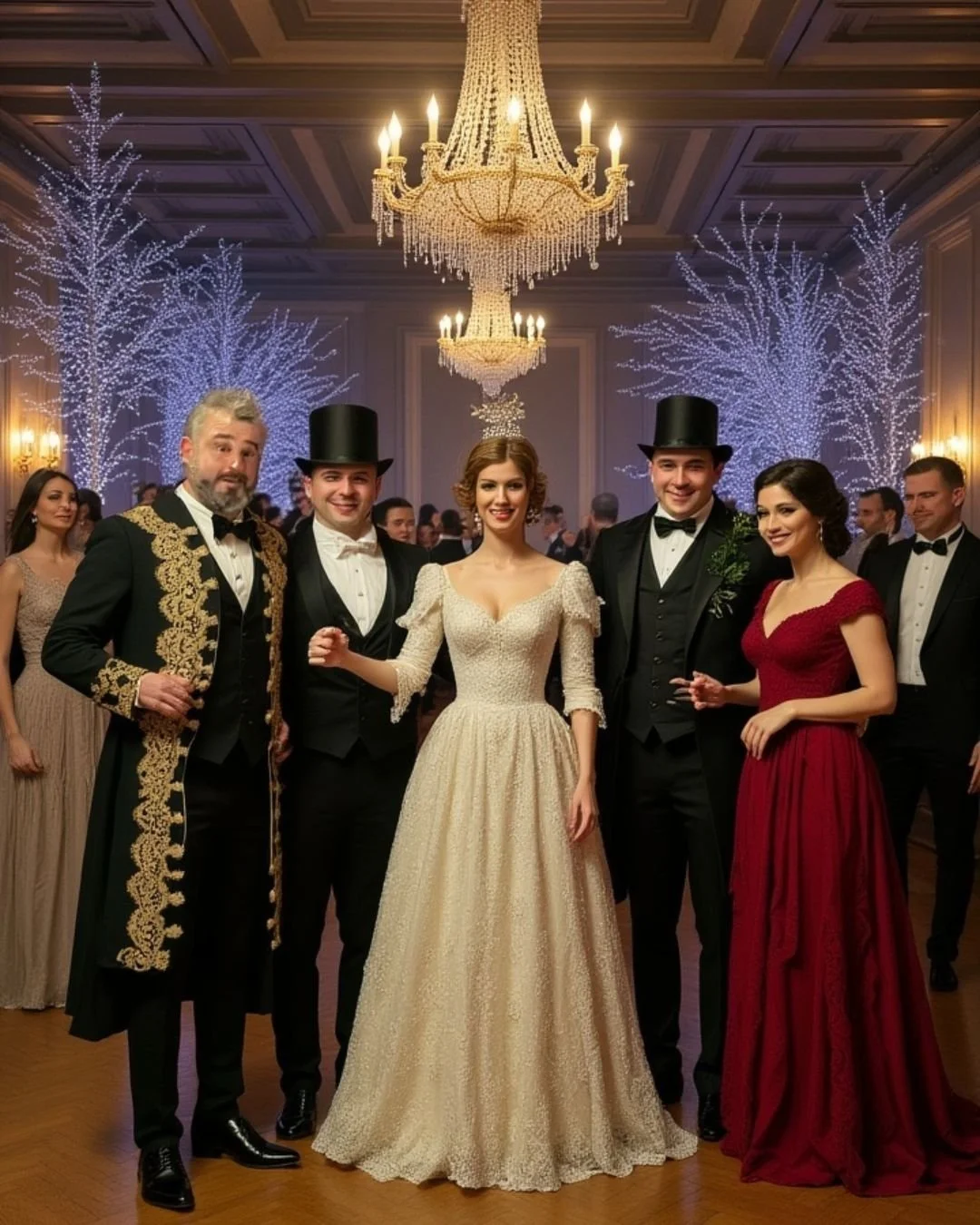 Synergy Twins at Bridgerton Winter Ball