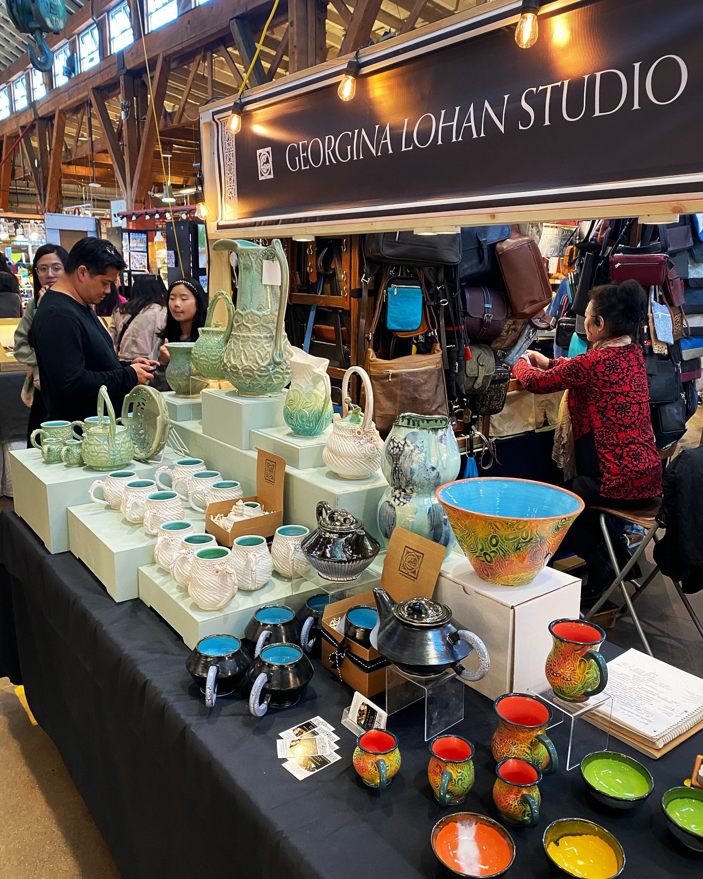 Wow! My first week at Granville Island Market is coming to a close today, and gotta say, it was so fun to get out of the studio and meet people! I&rsquo;ll be back in May with new pottery, and happy to be part of the vibrant community of vendors down