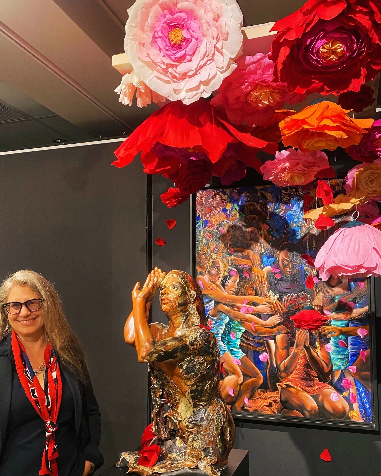 Check out the B.C. Sculptors Society exhibition at the Italian Cultural Centre, &ldquo;Fire:Creation &amp; Destruction. My contribution is this mixed media installation, &ldquo;Soul Fire&rdquo;. 🔥 
#contemporarysculpture
#contemporaryceramics
#vanco