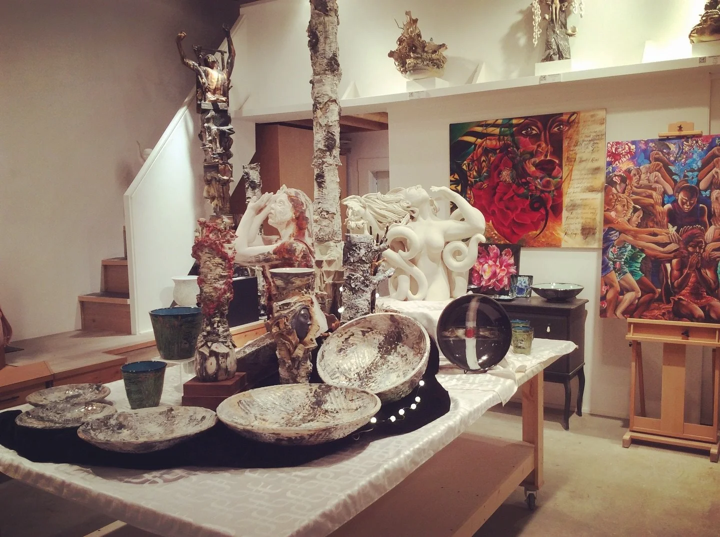 Many thanks to all who came out for this years Eastside Culture Crawl! We had a blast connecting with all the folks that came and made it such a great event this year!!! @culturecrawl  @mergatroidbuilding @1000parker #eastvancouver #vancouverartscene