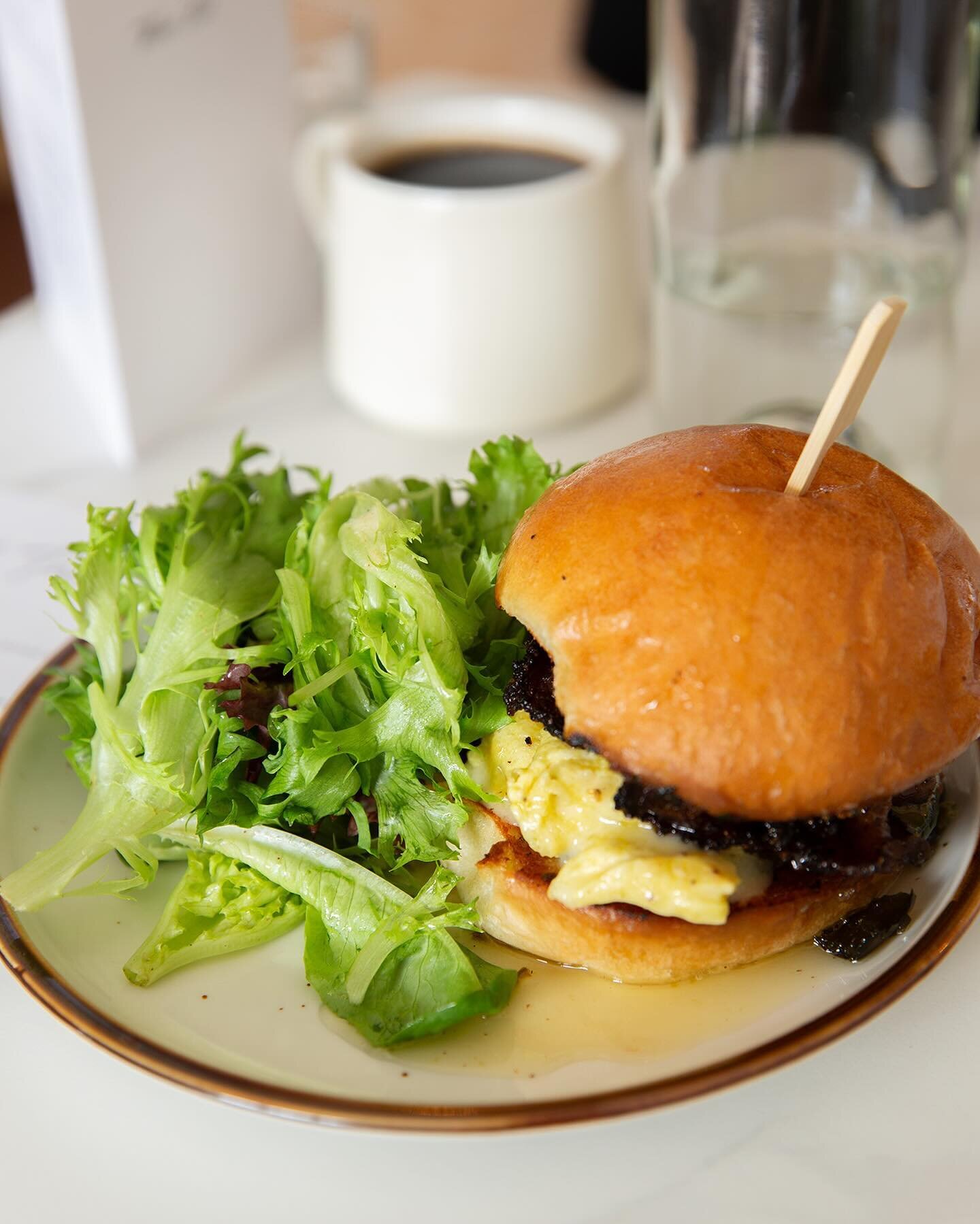 Sunday brunch is back tomorrow from 10am - 3pm! 

Indulge in a menu crafted for sharing. The French Shallot Dip &amp; Sweet Potato Fritters are a must-try, but if you&rsquo;re in the mood for something sweet, our delectable Stuffed French Toast or Co