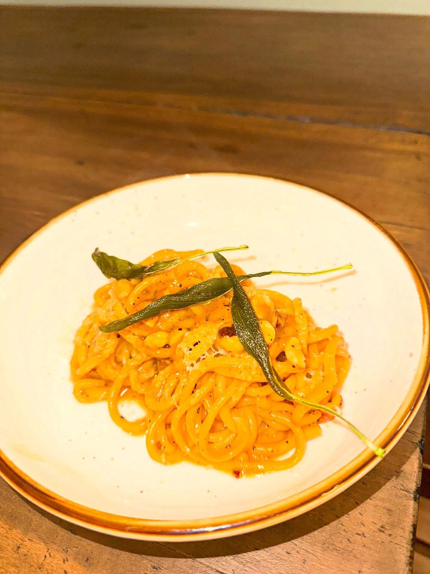 Squash on squash on squash 
The sweetest squashes from the farm. New menu new pastas. Same deliciousness. Friday and Saturday 12-9 Sunday bruuunch. 10-2.