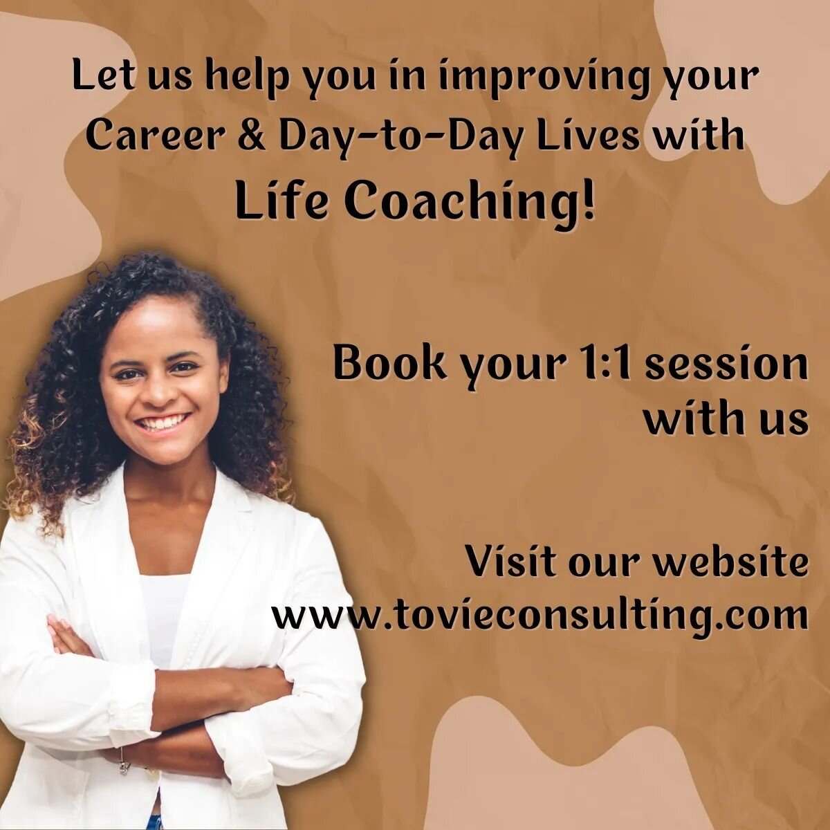 Hello Everyone! ☺

Make your lives and careers better with us with the help of Life Coaching Sessions! ✅️

Book your 1:1 seat with us TODAY! 👇
www.tovieconsulting.com
✨️ LINK IN BIO ✨️

.
.
.
#tovieconsulting #tovieconsultingllc #tovieconsultinglife