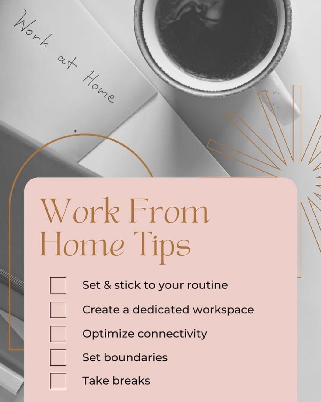 ⚜️Just a few quick tips for anyone working at home or struggling with finding a good fit. ⚜️

#tovieconsulting #tovieconsultinglife #tovieconsultingllc #careercoach #careerdevelopment #careeradvice #careergoals #career #careercoaching #careerchange #