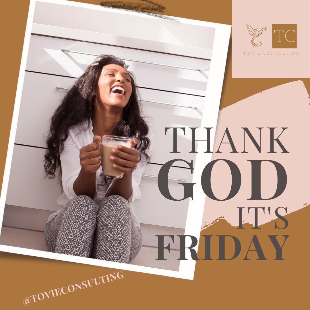 Happy FriYAY! After the week we've had? We might just need more than coffee! 🍷☕

Visit us online at www.tovieconsulting.com
Follow @Tovieconsulting for more

#tovieconsulting #tovieconsultinglife #tovieconsultingllc #professionaldevelopment #followm