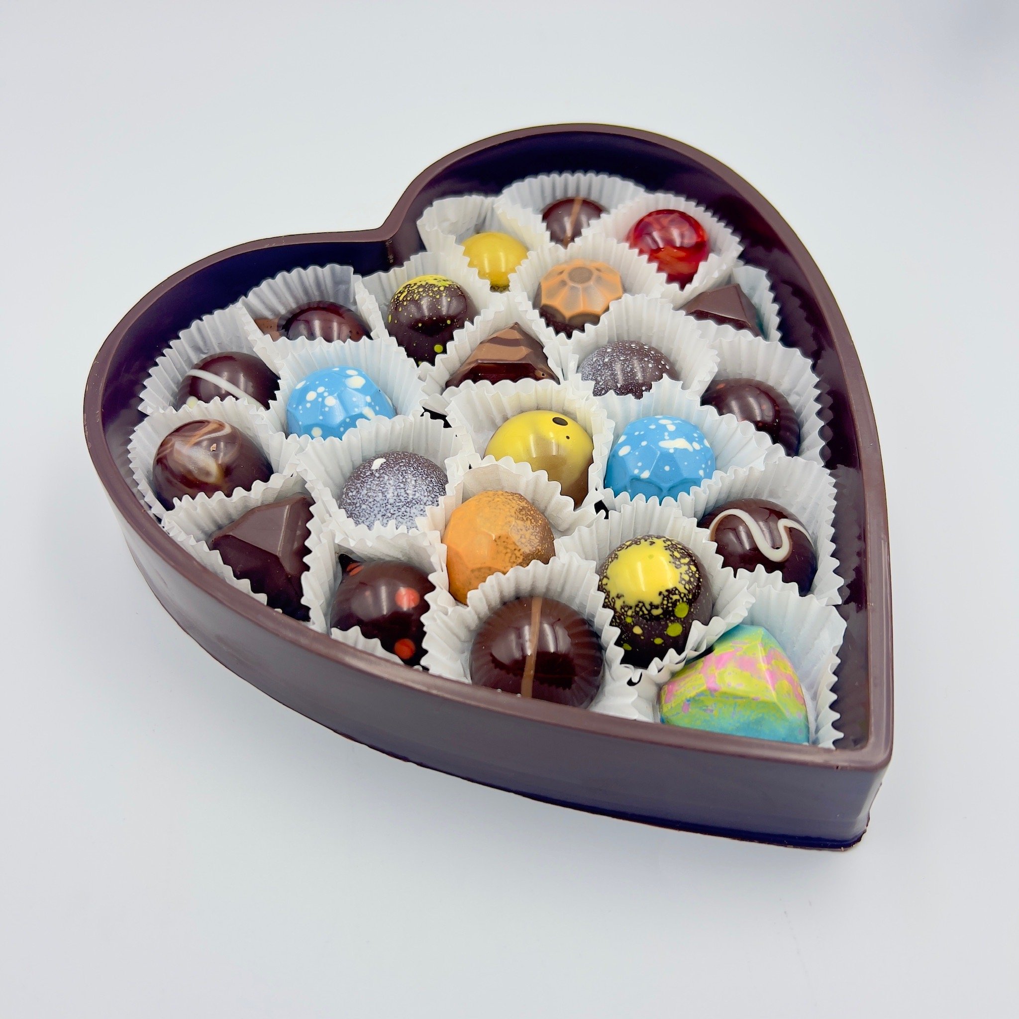 23 Piece - The Heart Box is Chocolate!