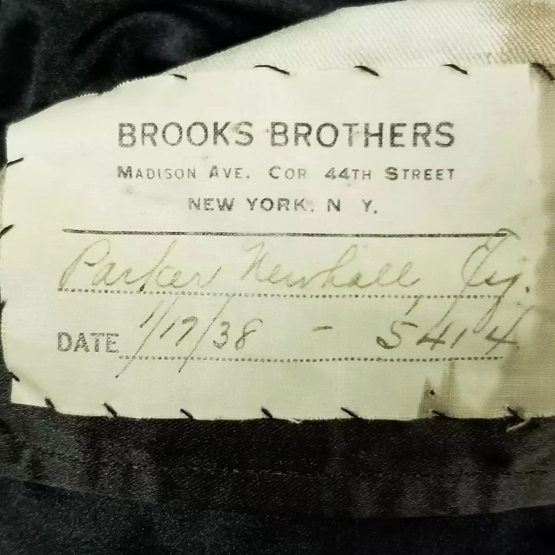 I love a good vintage label. Found this hand sewn @brooksbrothers tuxedo label at the @irishclassical warehouse. #costumedesign #vintageclothing #vintagelabels #1930sfashion #endfastfashion