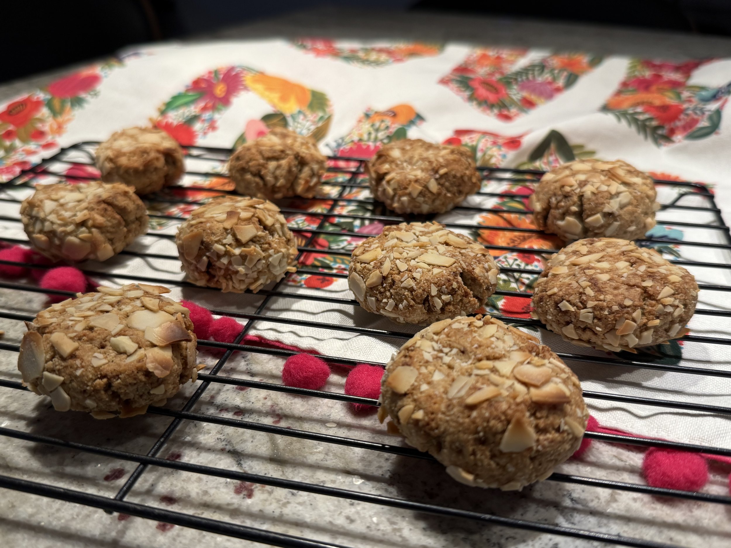 Boules aux amandes, fleur d’oranger et vanille