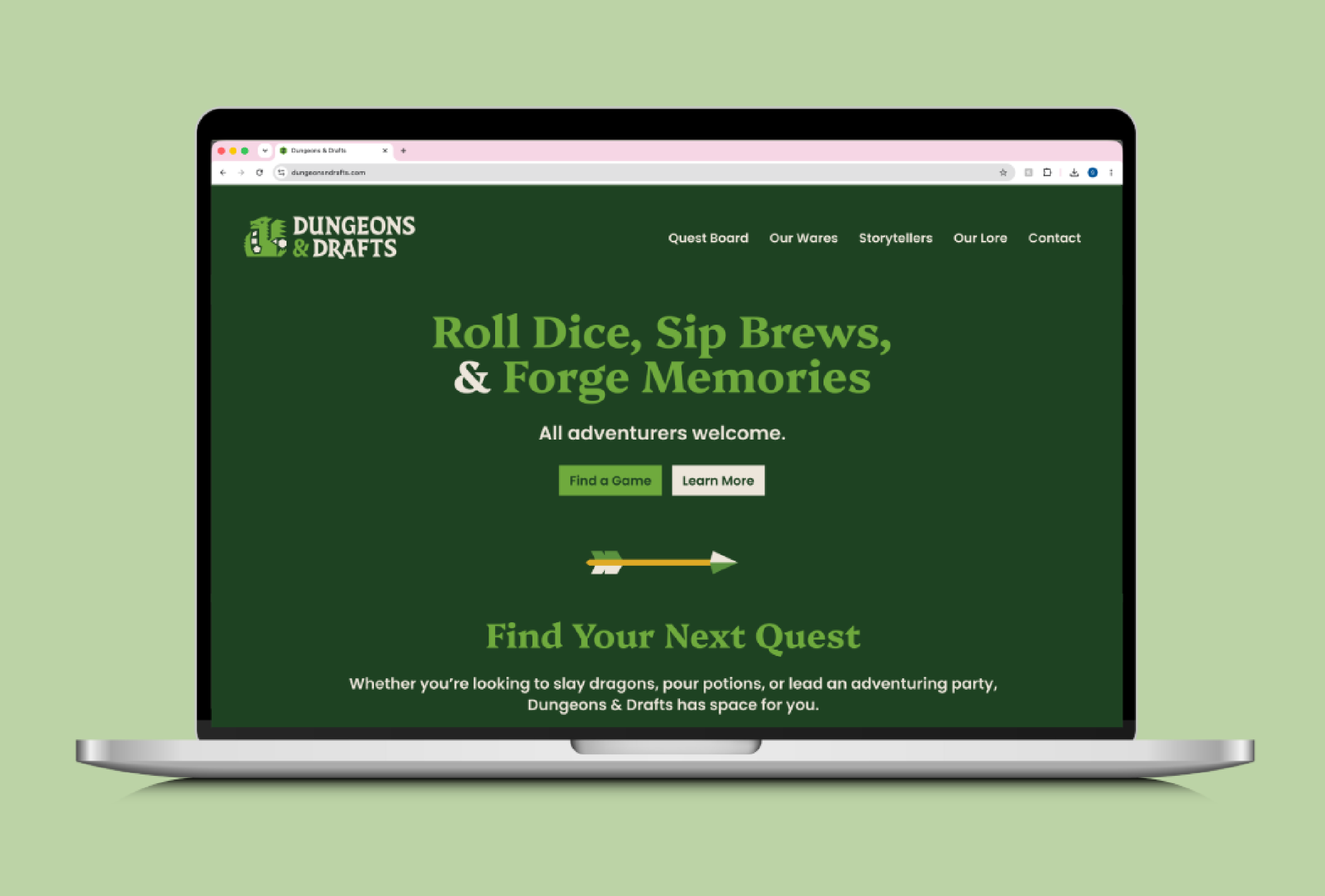 Portfolio_Image_Gallery_DND_Flat Website Mockup.png