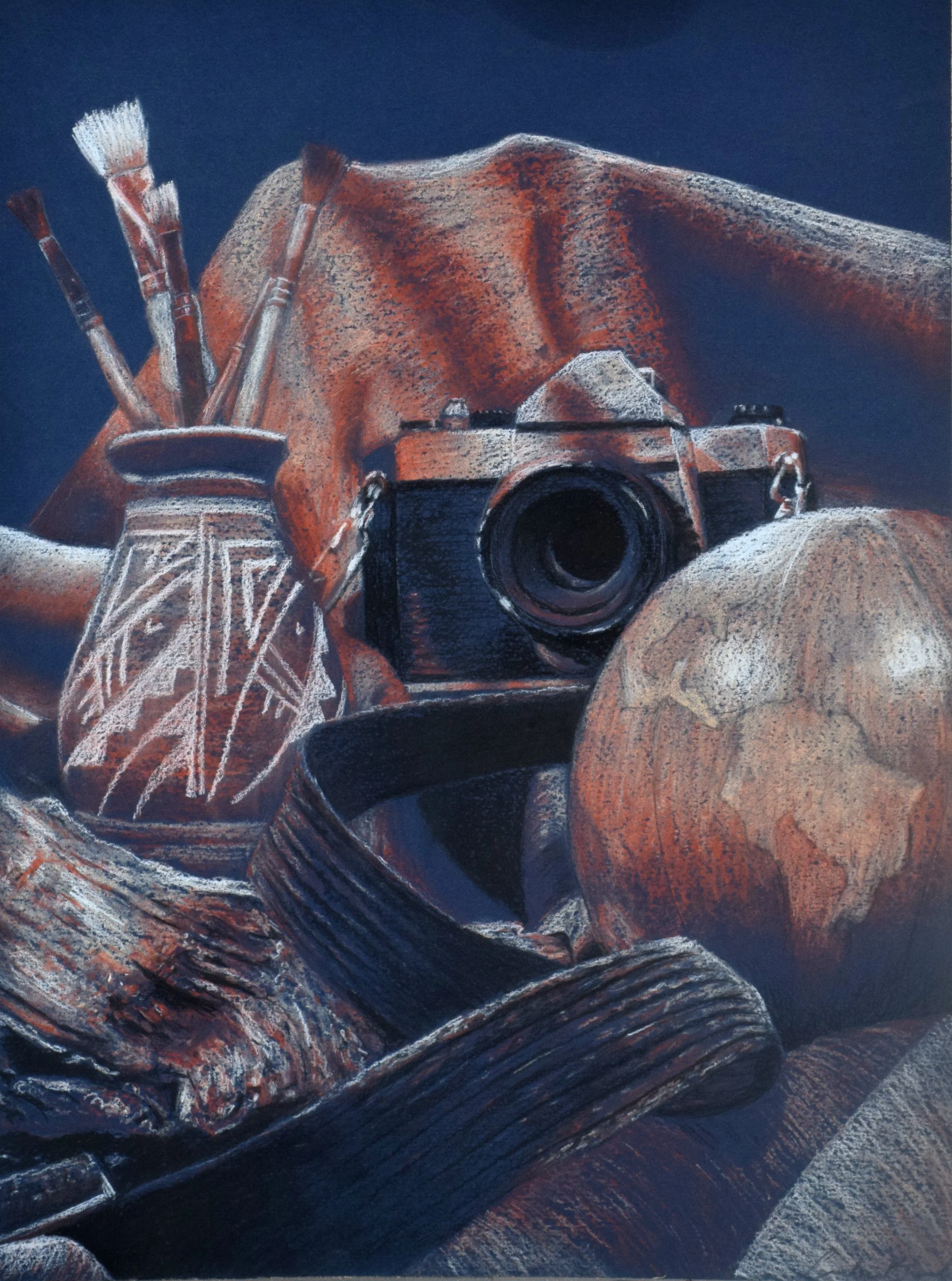 Charcoal and Conte Still Life