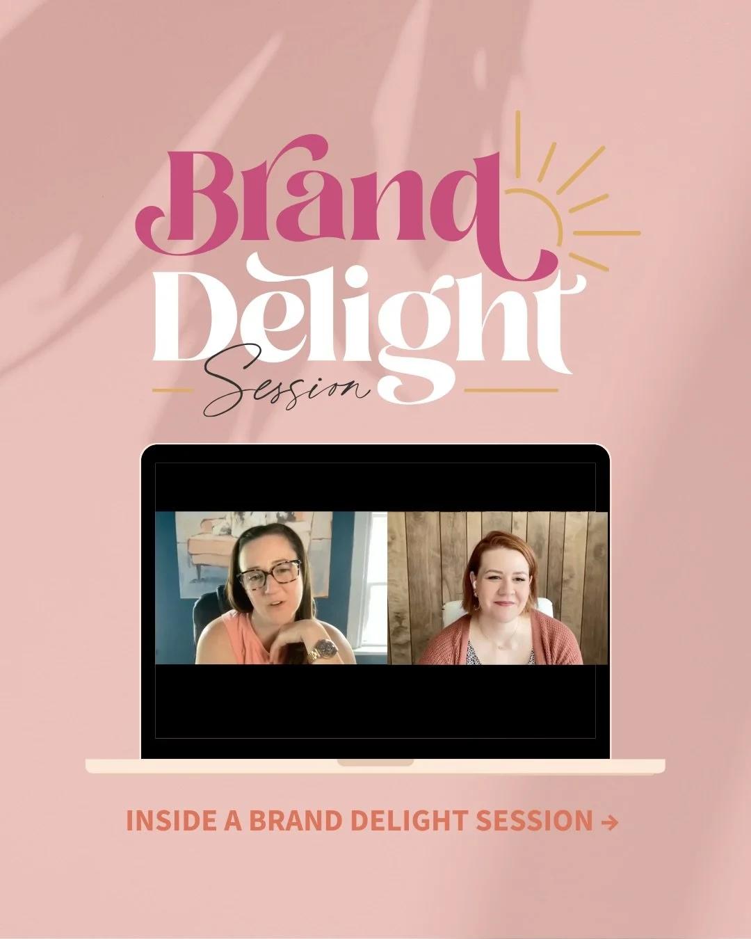 All of my projects start with a Brand Delight Session. It&rsquo;s a 90-minute deep dive where we slow down and really look at your brand together. I ask questions that go deeper than what you&rsquo;ve probably asked yourself. I reflect back patterns 
