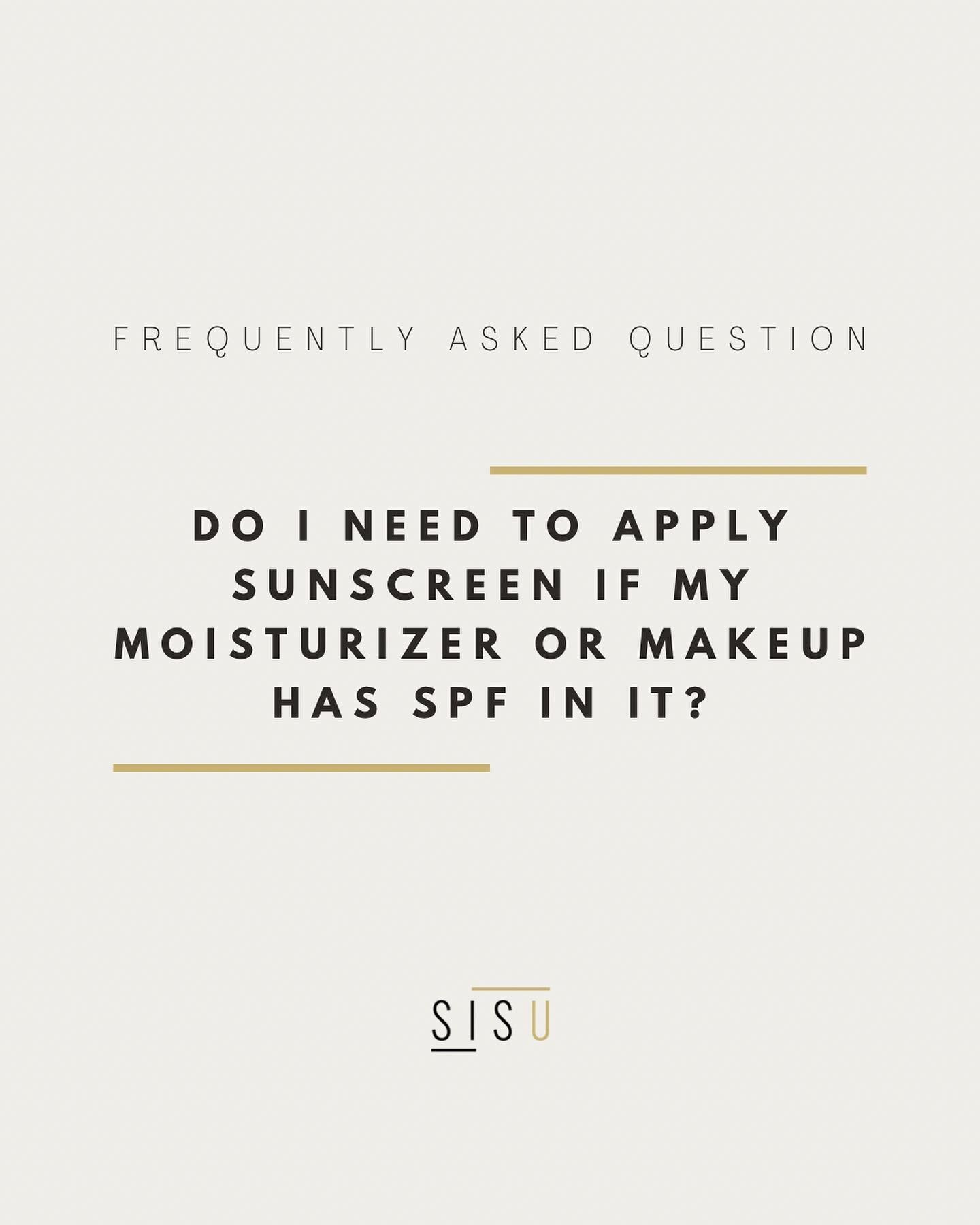 The truth is, I&rsquo;m extremely proud of my clients when they tell me they are using a moisturizer or makeup product that has SPF in it. It shows me that they are putting thought and effort into how they are care for their skin

That&rsquo;s why it