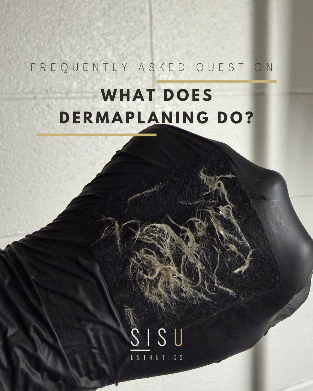 My clients love dermaplaning &mdash; and I am a bit obsessed myself. 

If you want to take away weeks of dead skin buildup, baby hairs, trapped dirt and oil in one quick treatment, dermaplaning is calling your name.

Dermaplaning is included in any S