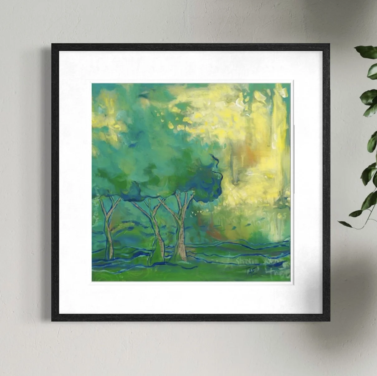 Tree Song:  Print of original painting