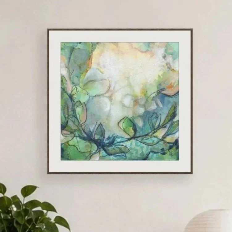 Dappled Light:  Print of original painting