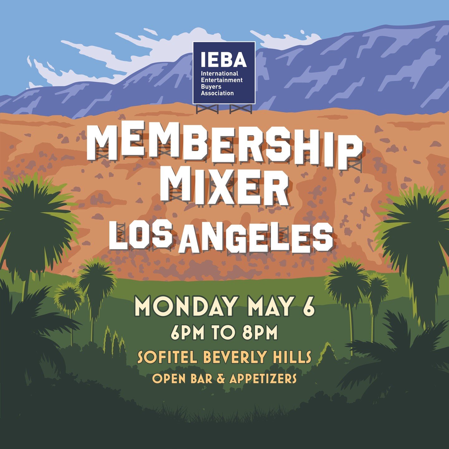 Join us for the LA Mixer!
Monday, MAY 6th
6PM - 8PM
Sofitel Beverly Hills

RSVP @ https://www.eventbrite.com/e/ieba-membership-mixer-la-tickets-848695439907?aff=oddtdtcreator