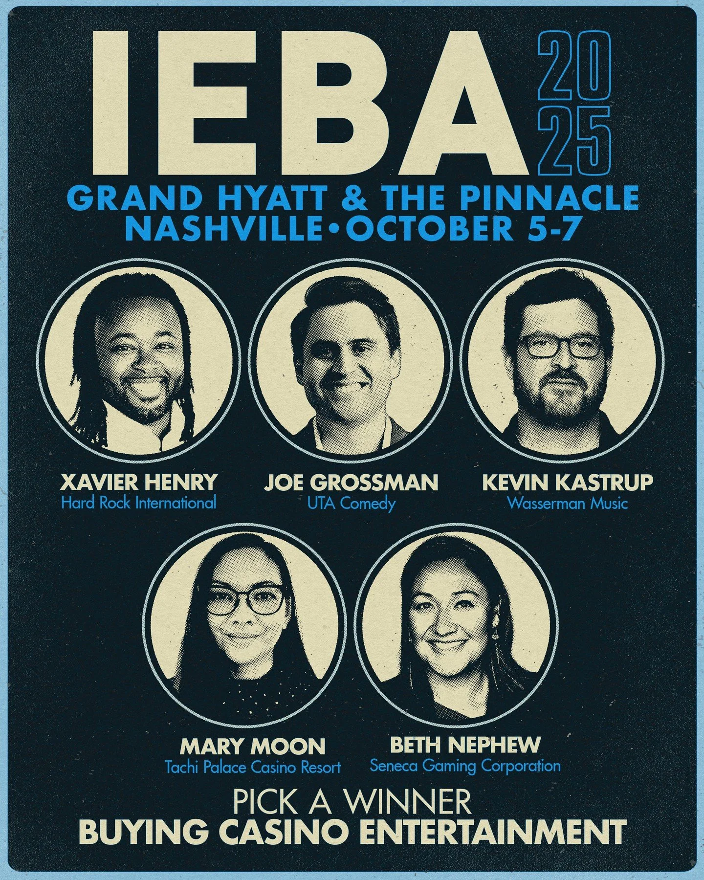 📣 Panel Announcement 📣⁠
⁠
Rolling the dice on IEBA 2025? 🎲🎲⁠
Don't lose the opportunity to see these casino pros! ⁠
⁠