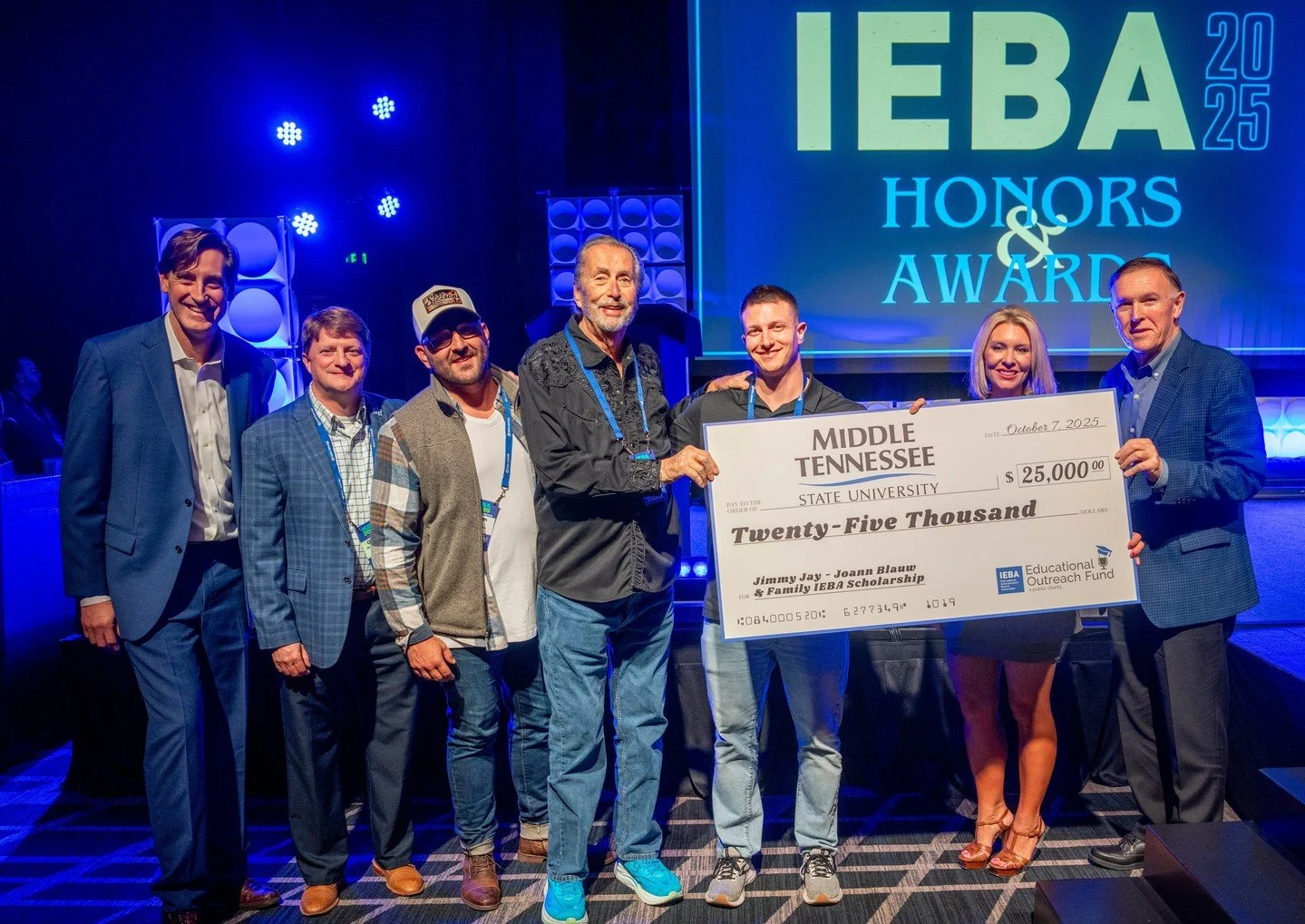 Big news from the IEBA Honors &amp; Awards show! 💥⁠
⁠
Just before host Dusty Slay took the stage, IEBA announced three new endowed scholarships totaling $125,000 to support the next generation of live entertainment professionals!⁠
⁠
🎓 $25,000 to MT