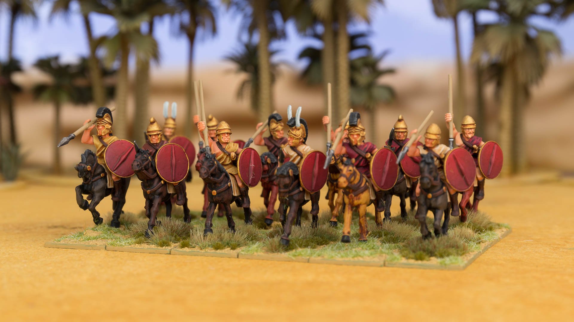  Tarantine cavalry from Aventine miniatures. 