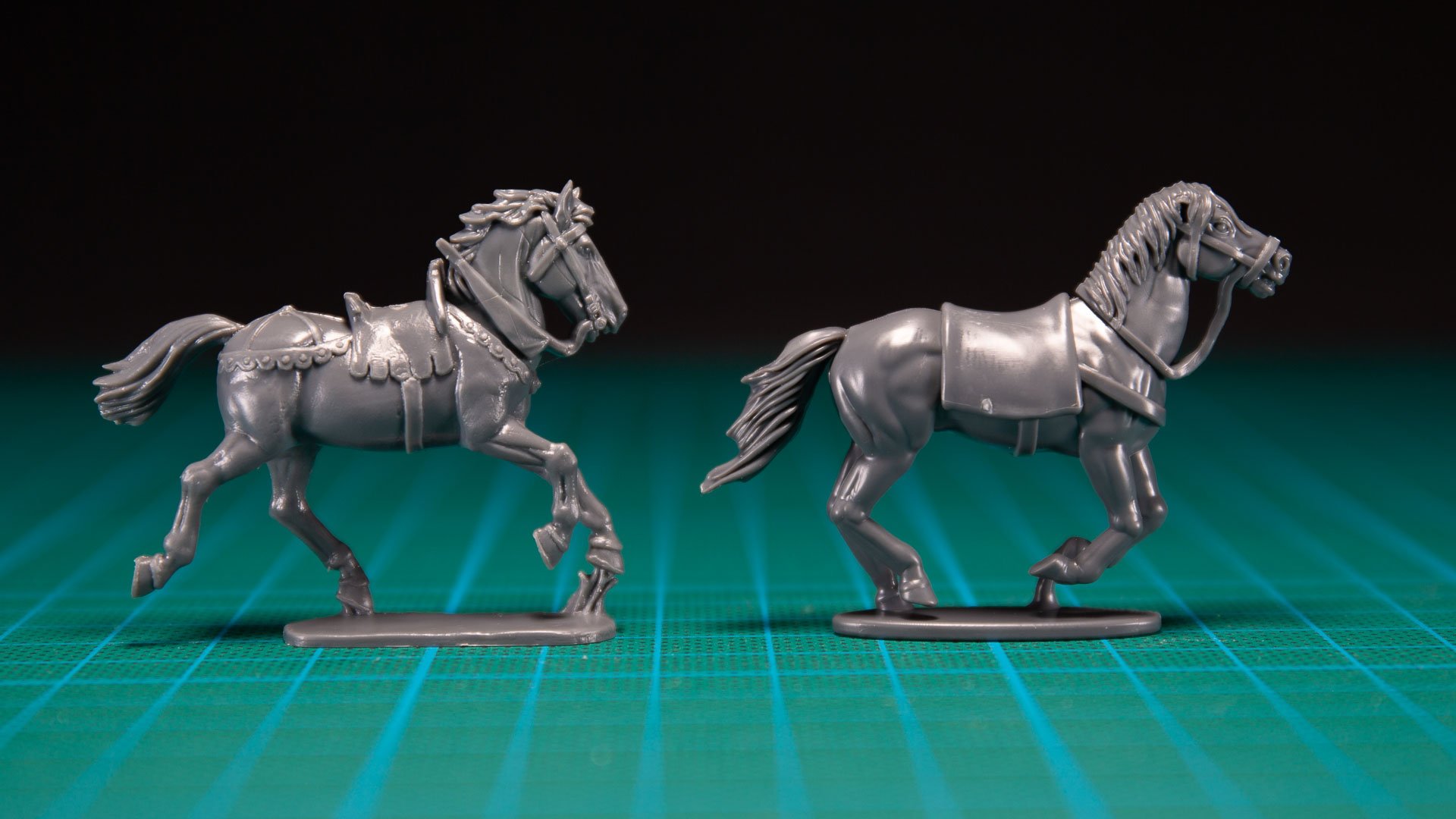  Perry Miniatures Wars of the Roses horse and Wargames Atlantic horse. 
