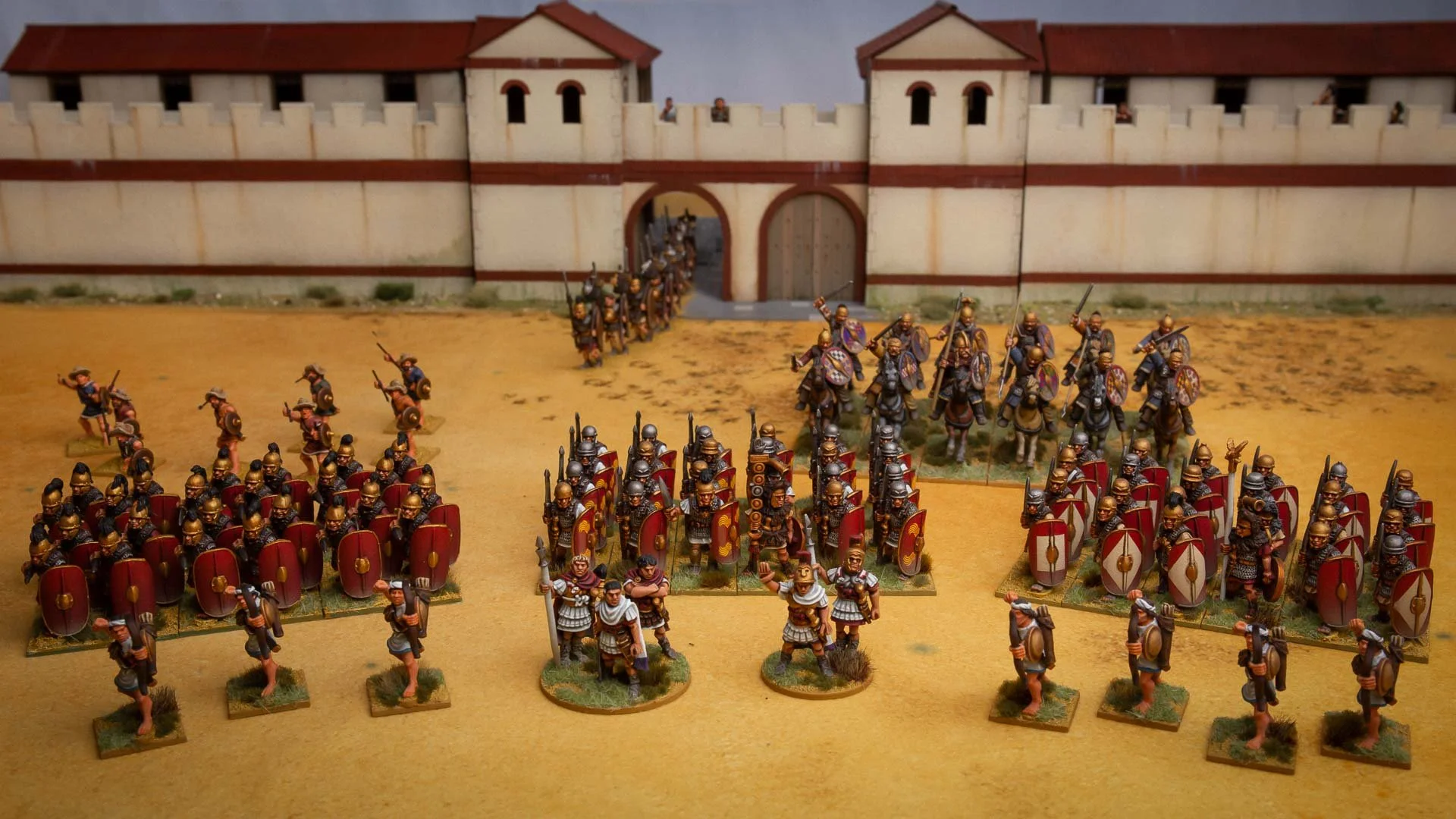 Creating Caesar's army for the siege of Alexandria