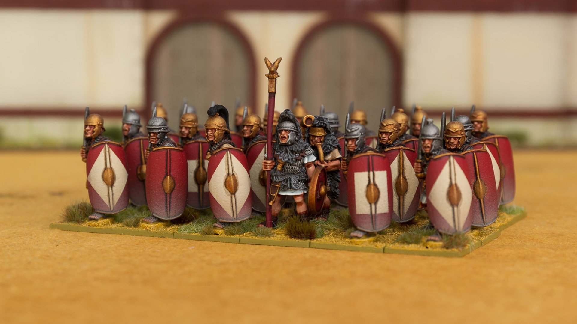  Caesarian Romans from Wargames Foundry. 