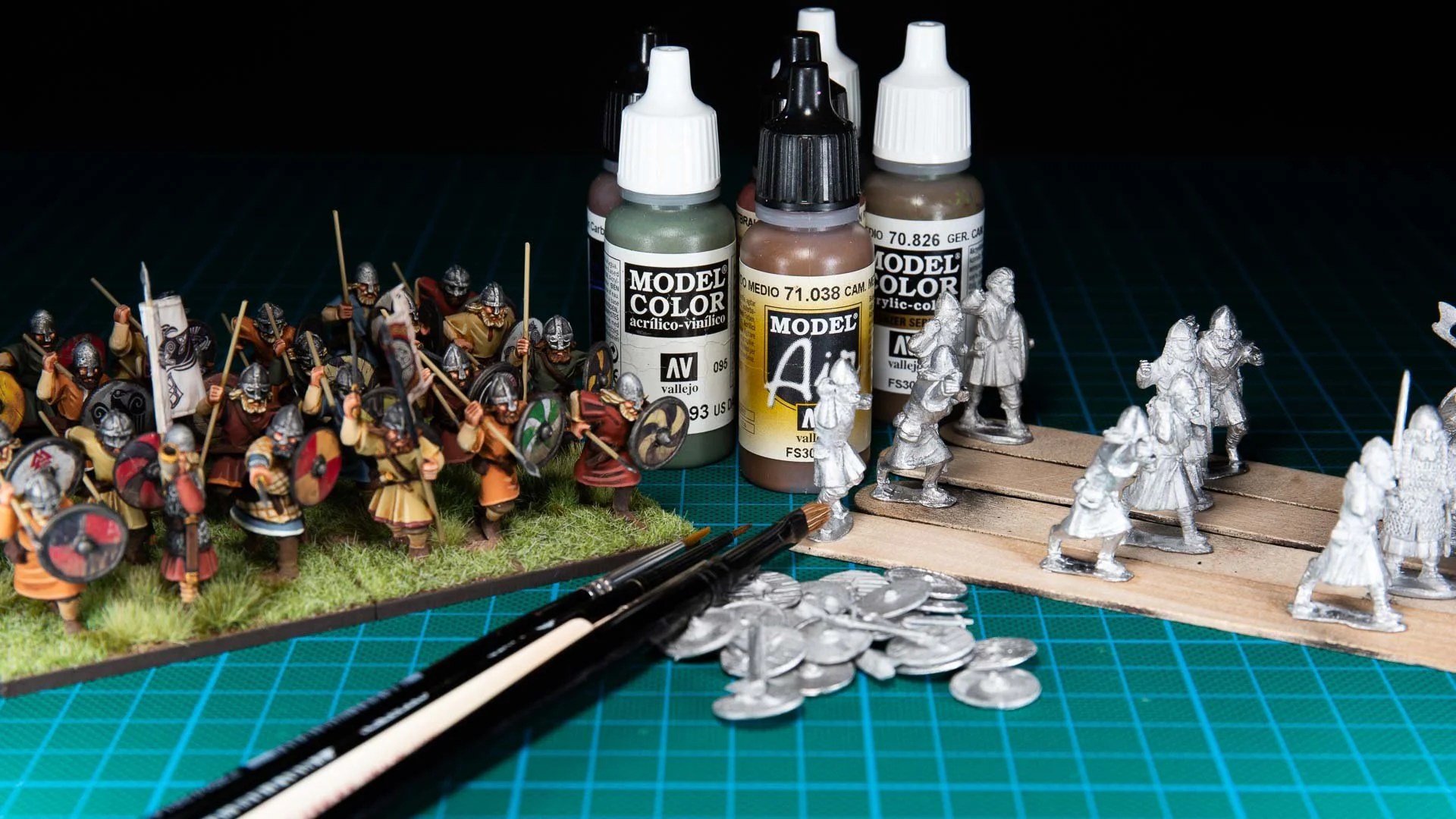 How to batch paint some furious northmen
