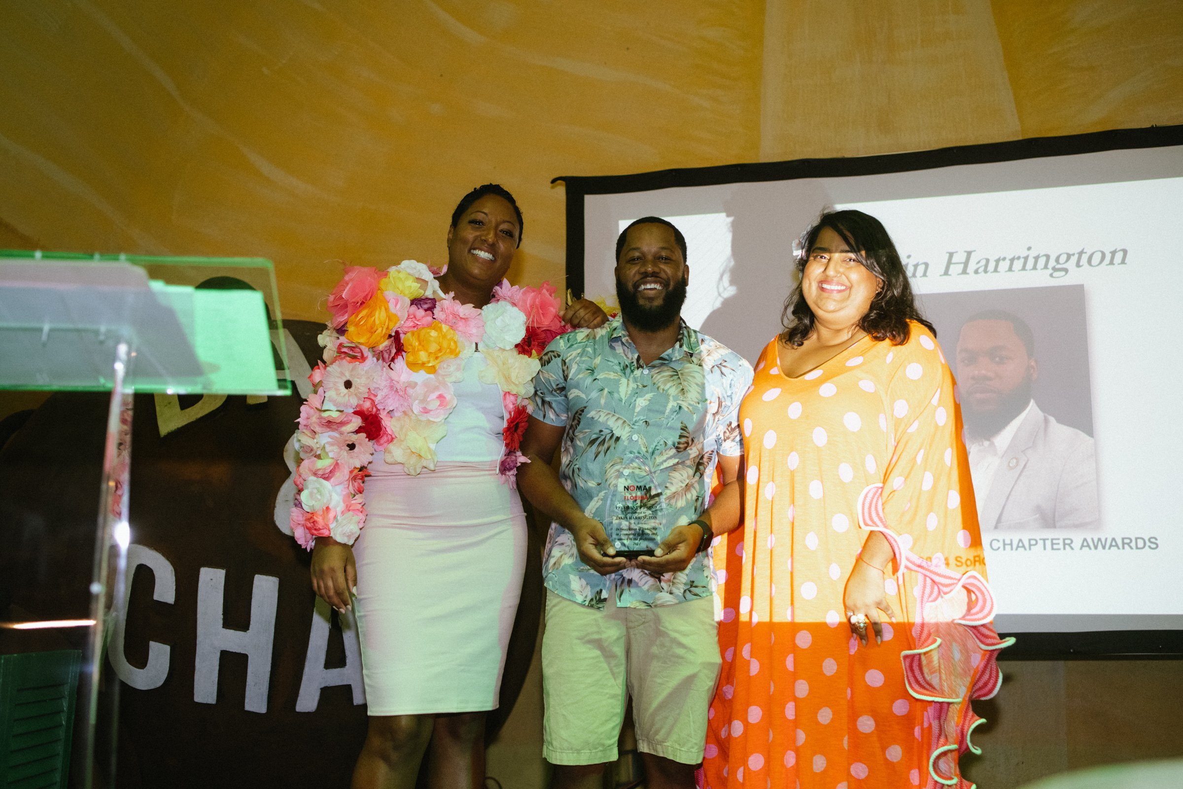 SoFlo NOMA President's Award to Jalin Harrington