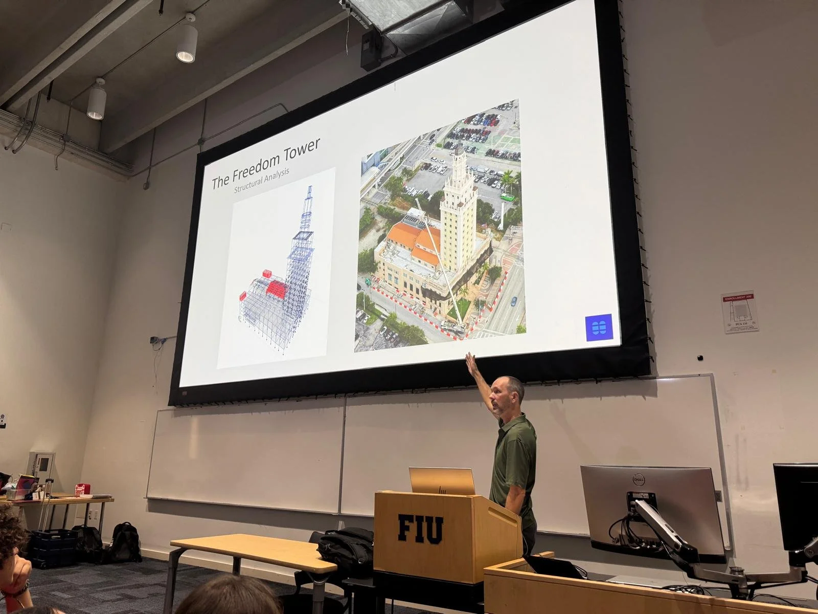 Chris Coule in action, presenting at AIA Miami's AIM Summer Camp 2026
