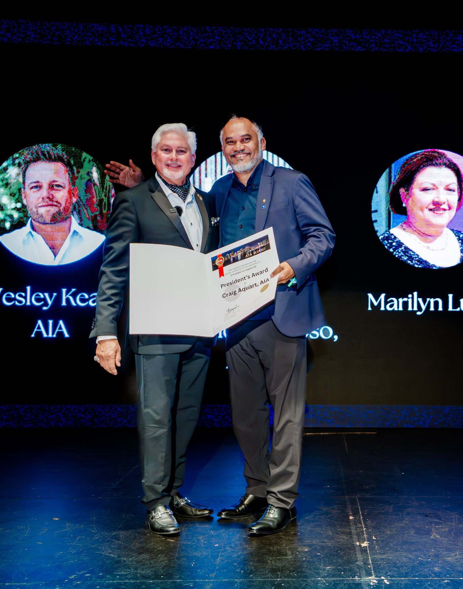 Congratulations Craig Aquart, AIA NOMA CSI recipient of the 2024 AIA Miami's President Award
