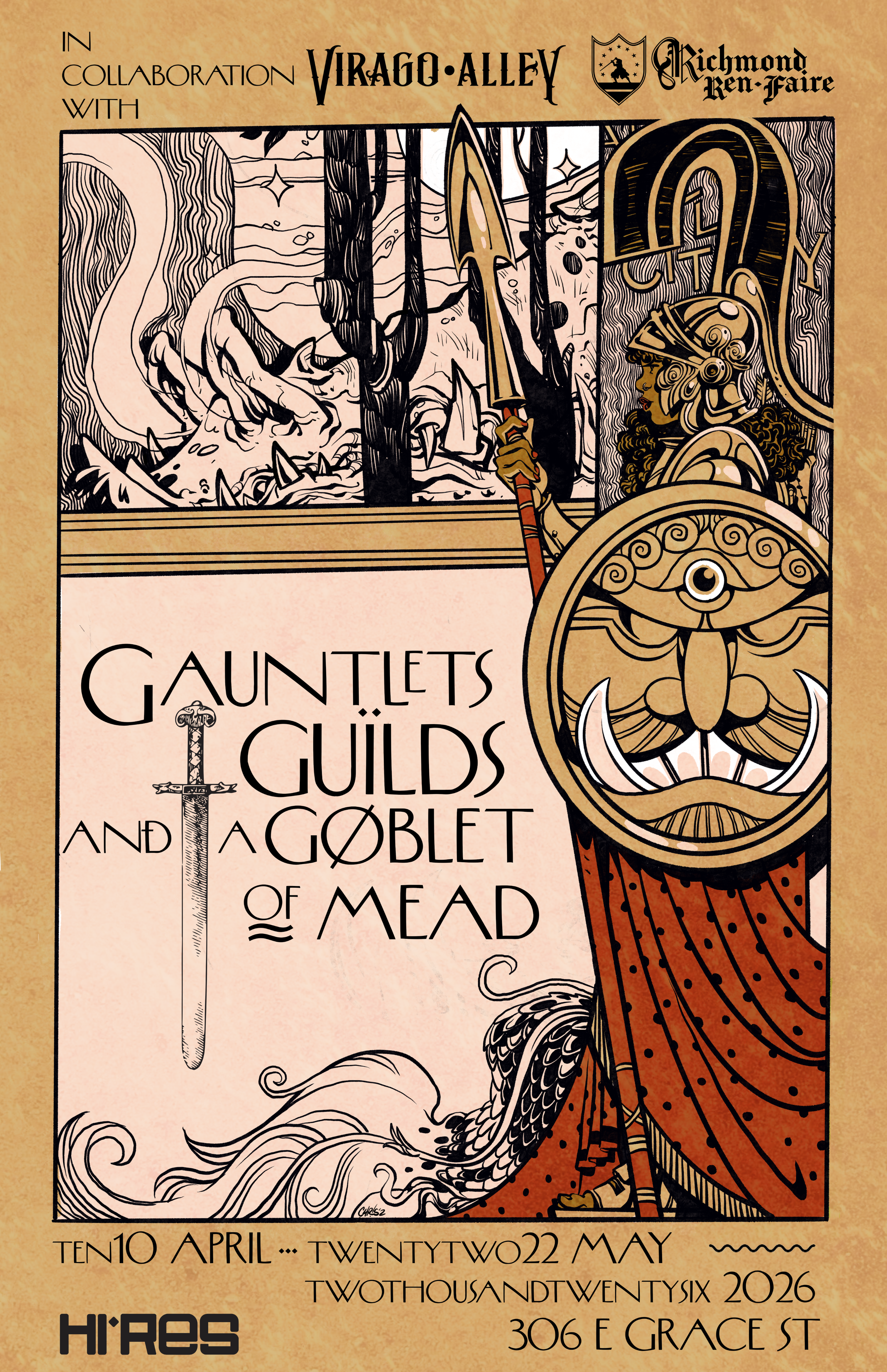 Gauntlets, Guilds, and a Goblet of Mead Exhibition Opening