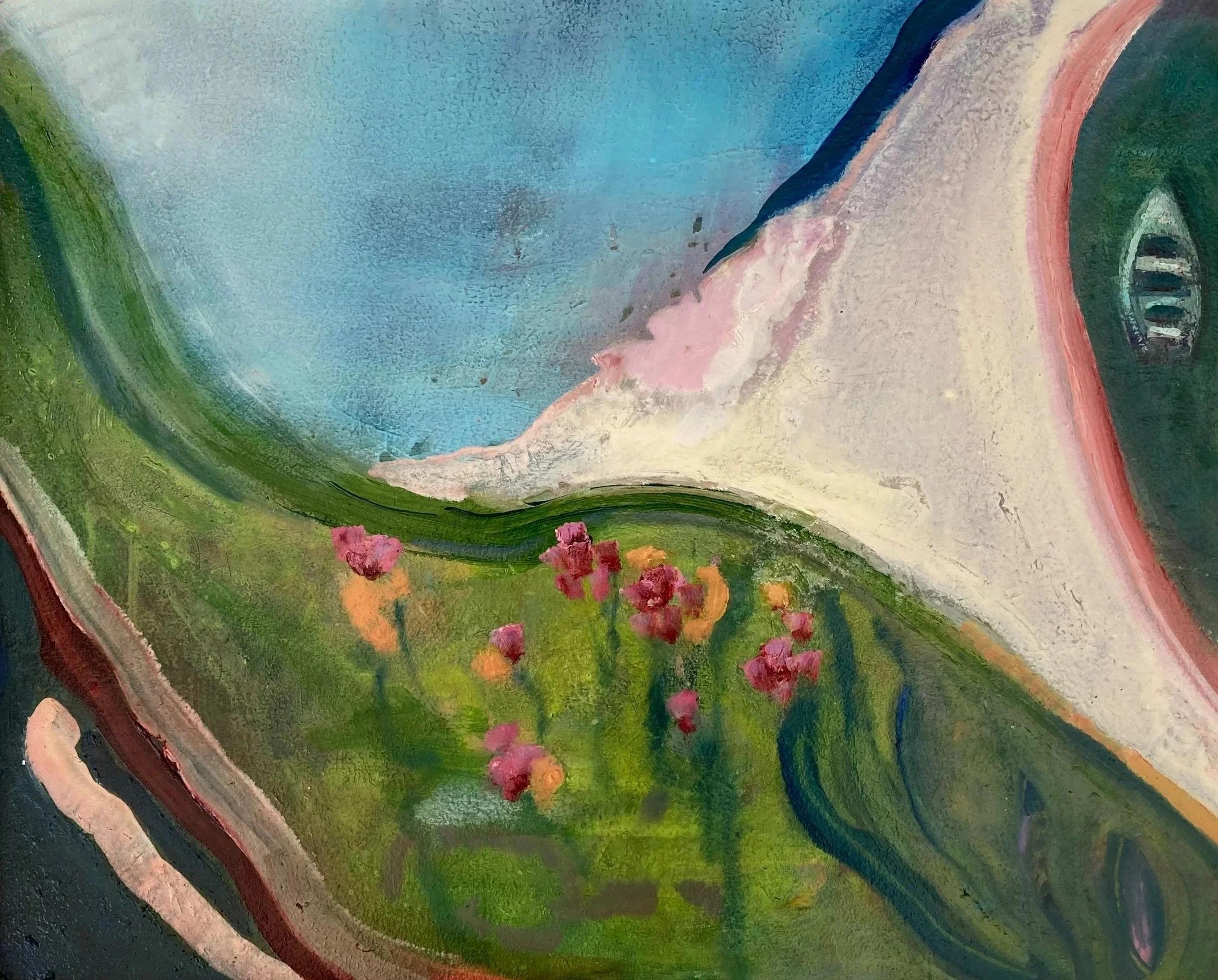 Bessie's Cove, 
oil on canvas, 50cm x 60cm, £625
