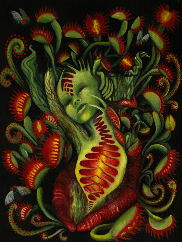 She Who Consumes - Oil on canvas (2024)