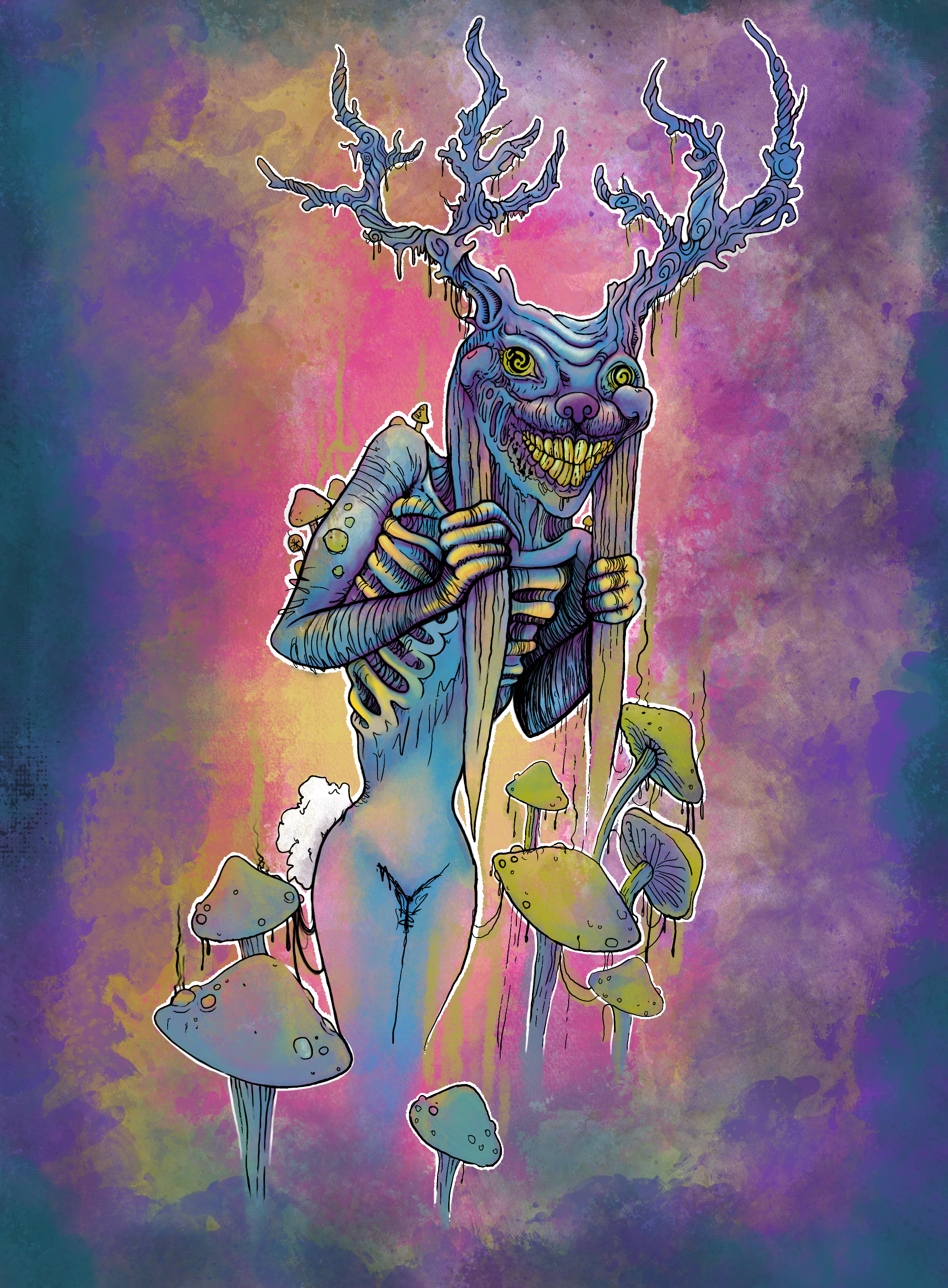 Creep - Digital re-creation in Procreate