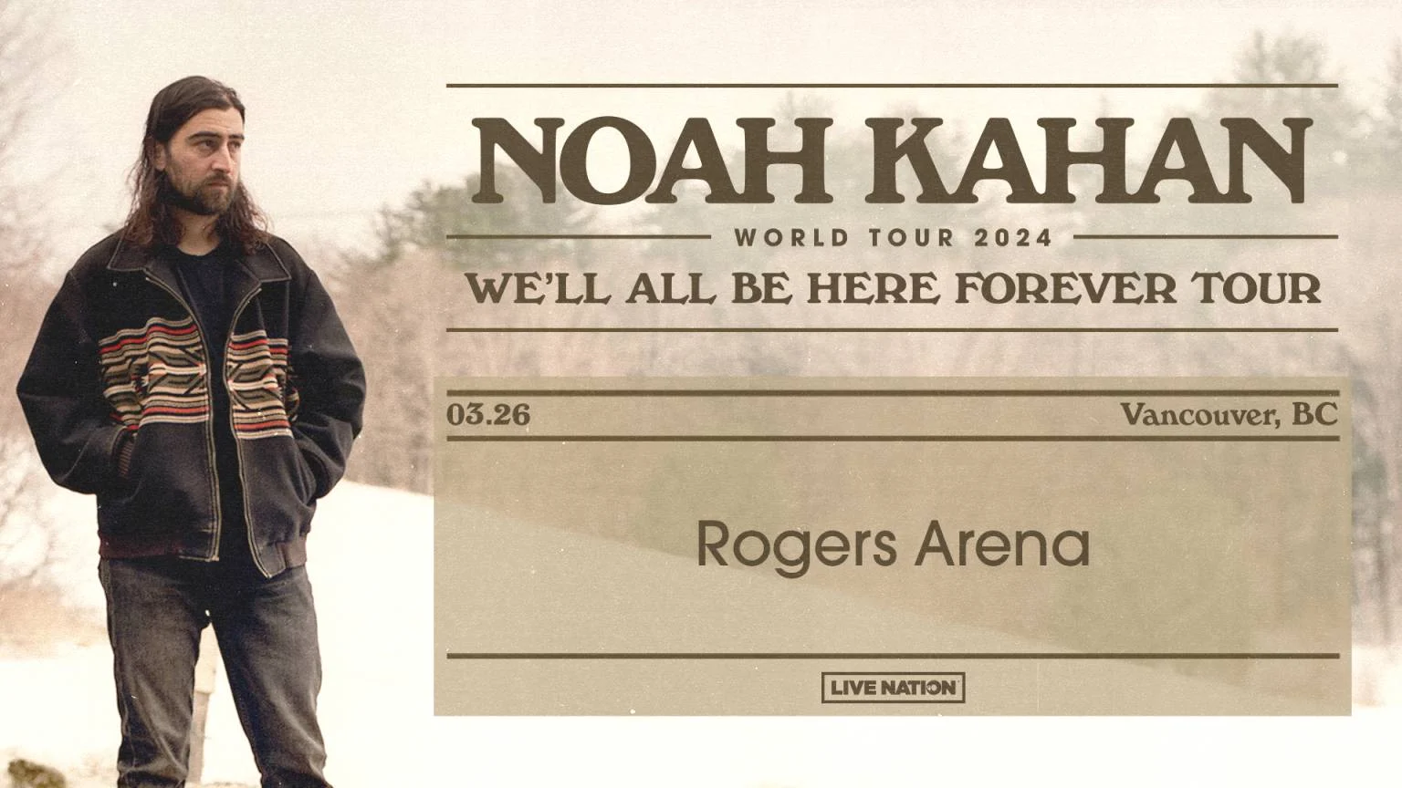 NOAH KAHAN in Concert 2024