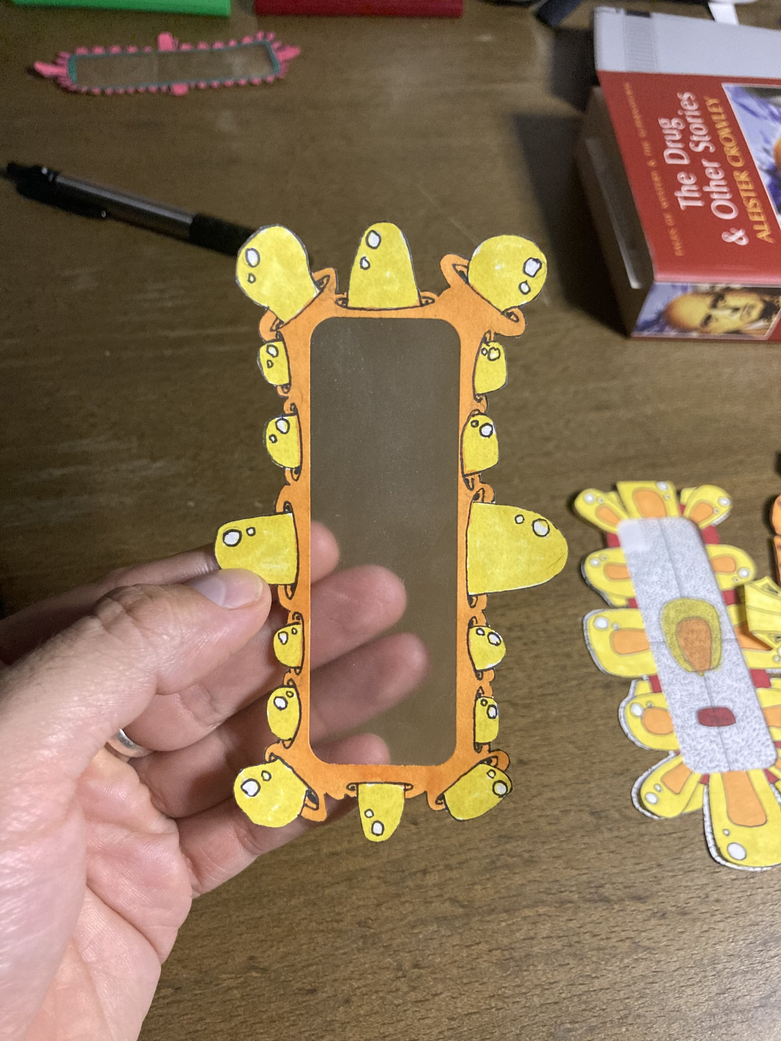 Envelope Window Bookmark (Orange Gums One-Off)