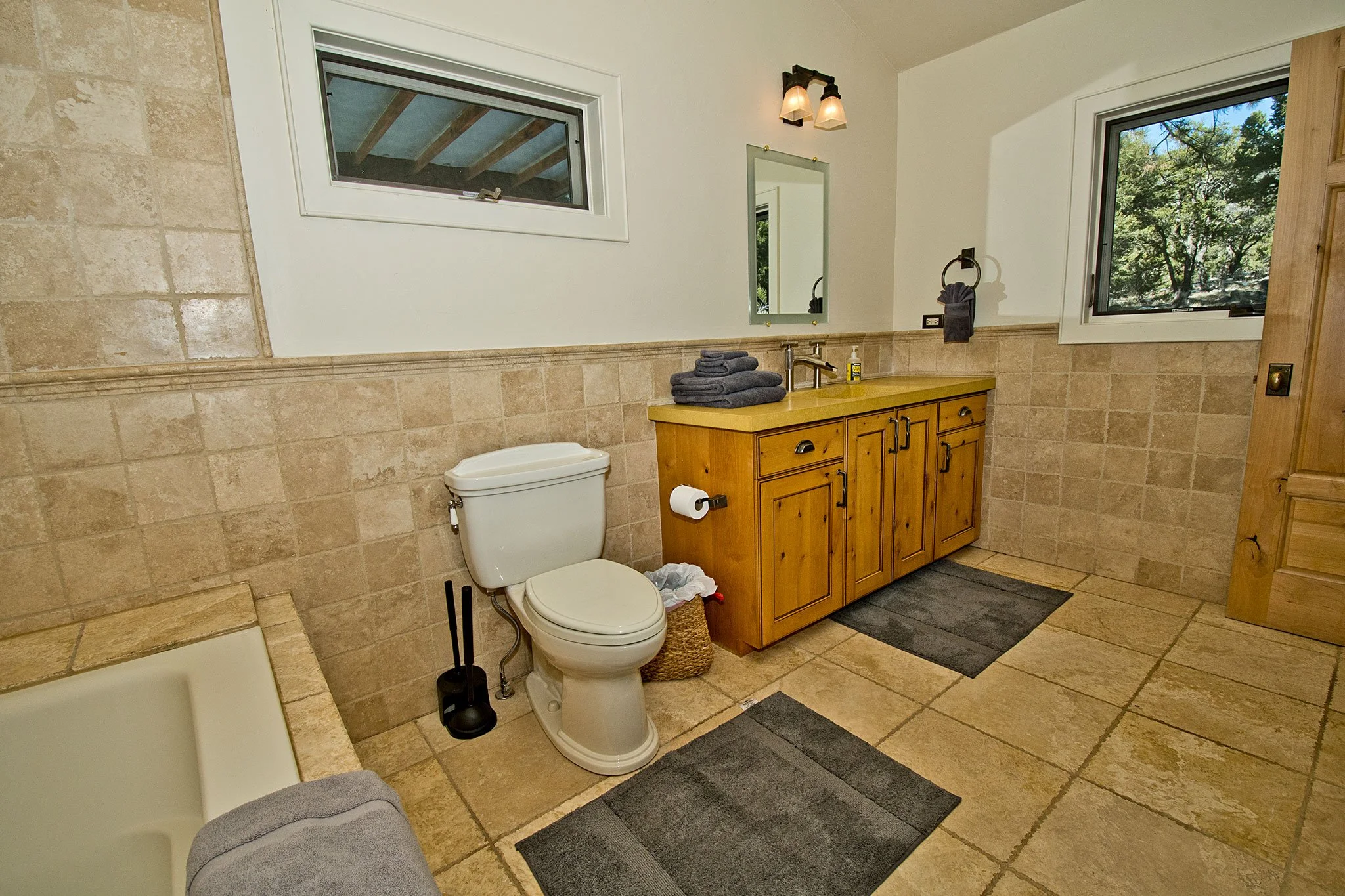 Master Bathroom with Giant Soaking Tub