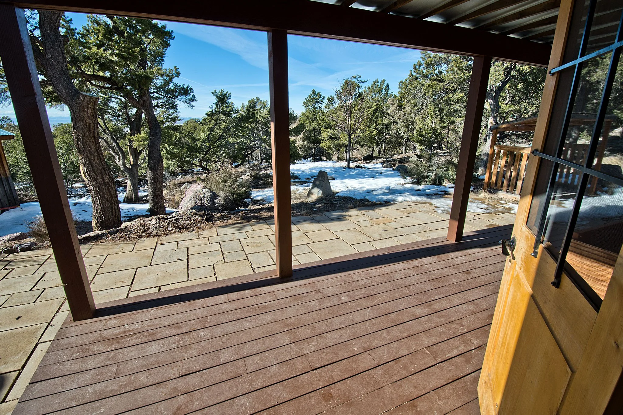 Back Patio on Two Acres of Forestland