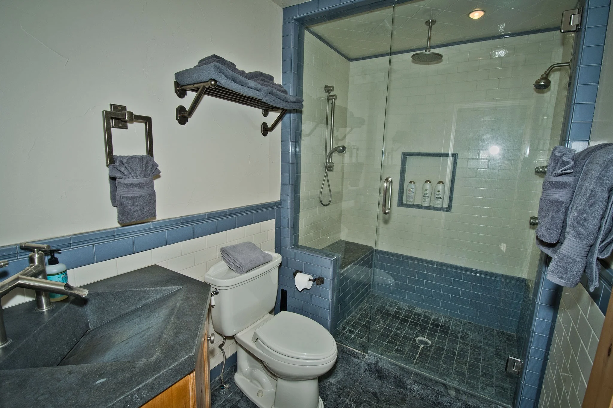 Bathroom with Steam Sauna and Shower