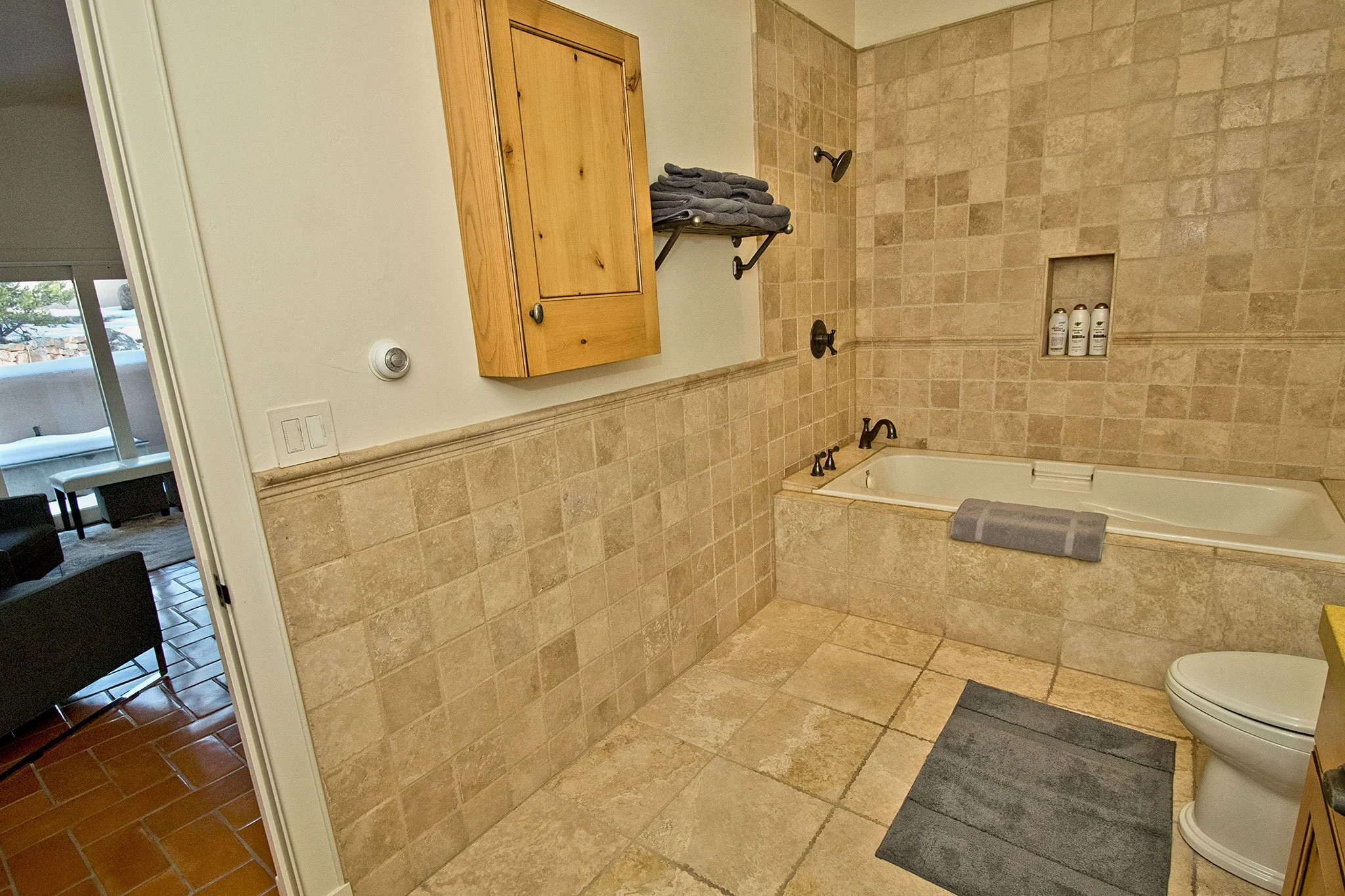 Master Bathroom with Giant Soaking Tub