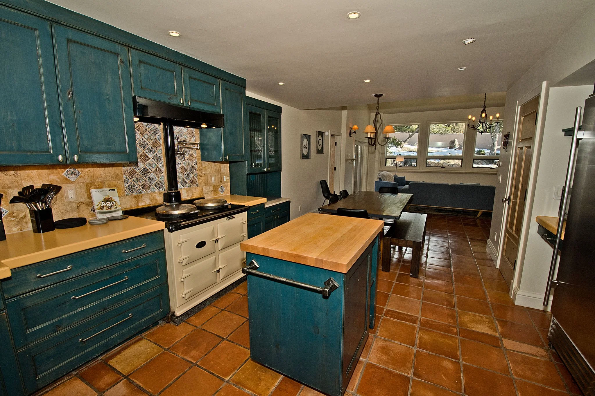 Chef's Kitchen with Aga Cooking Stove