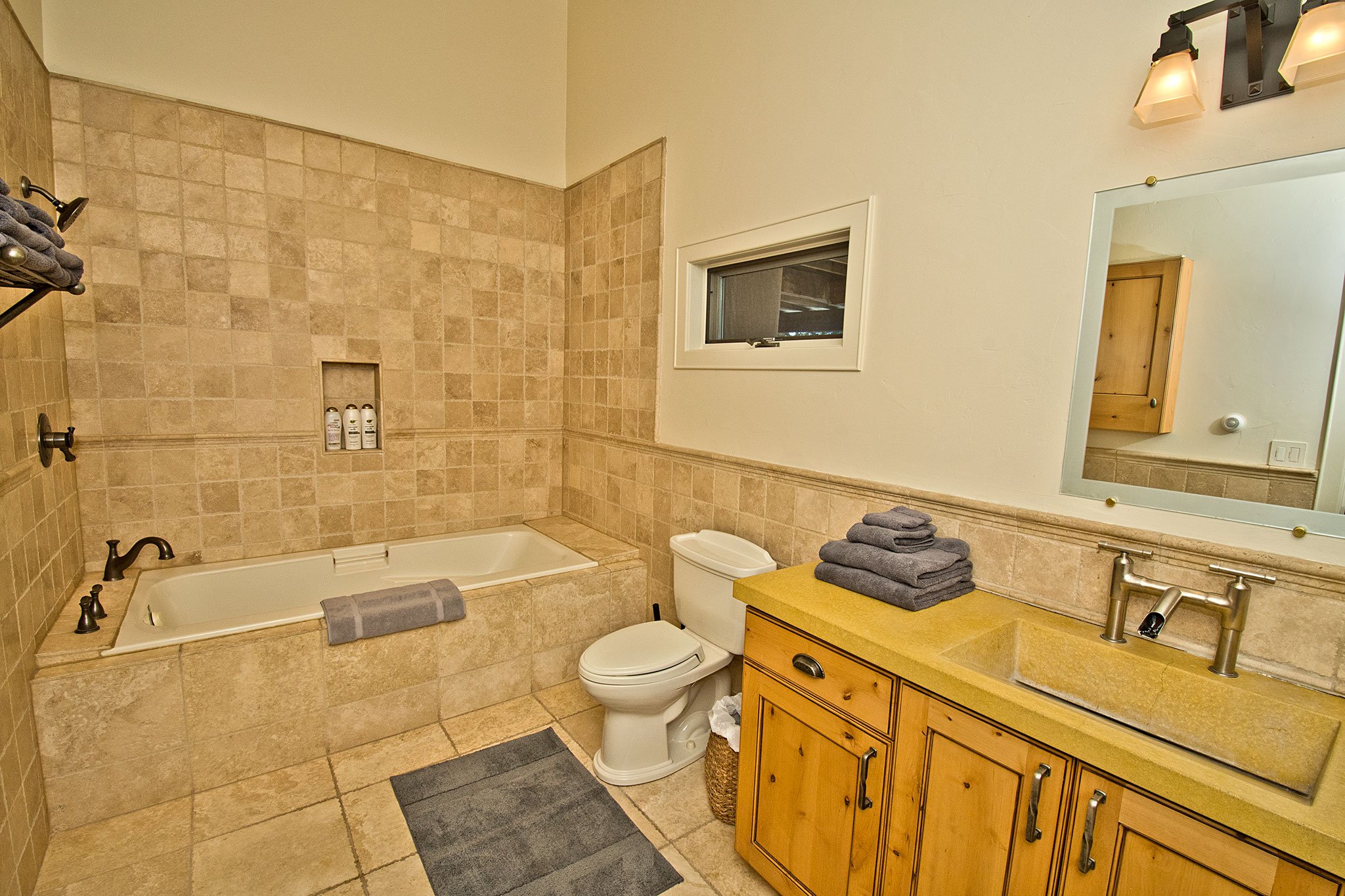 Master Bathroom with Giant Soaking Tub